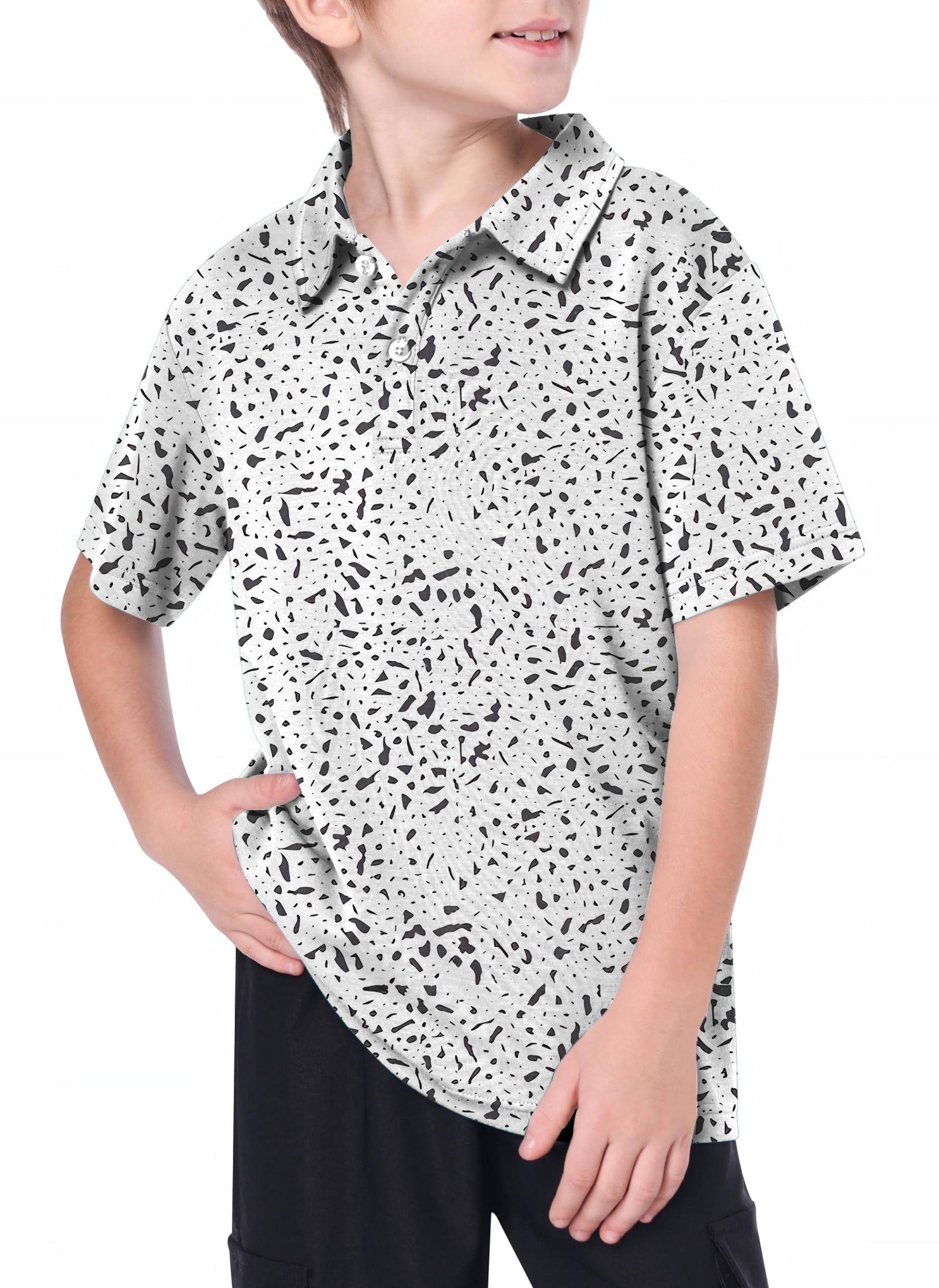Youth Speckle Golf Polo