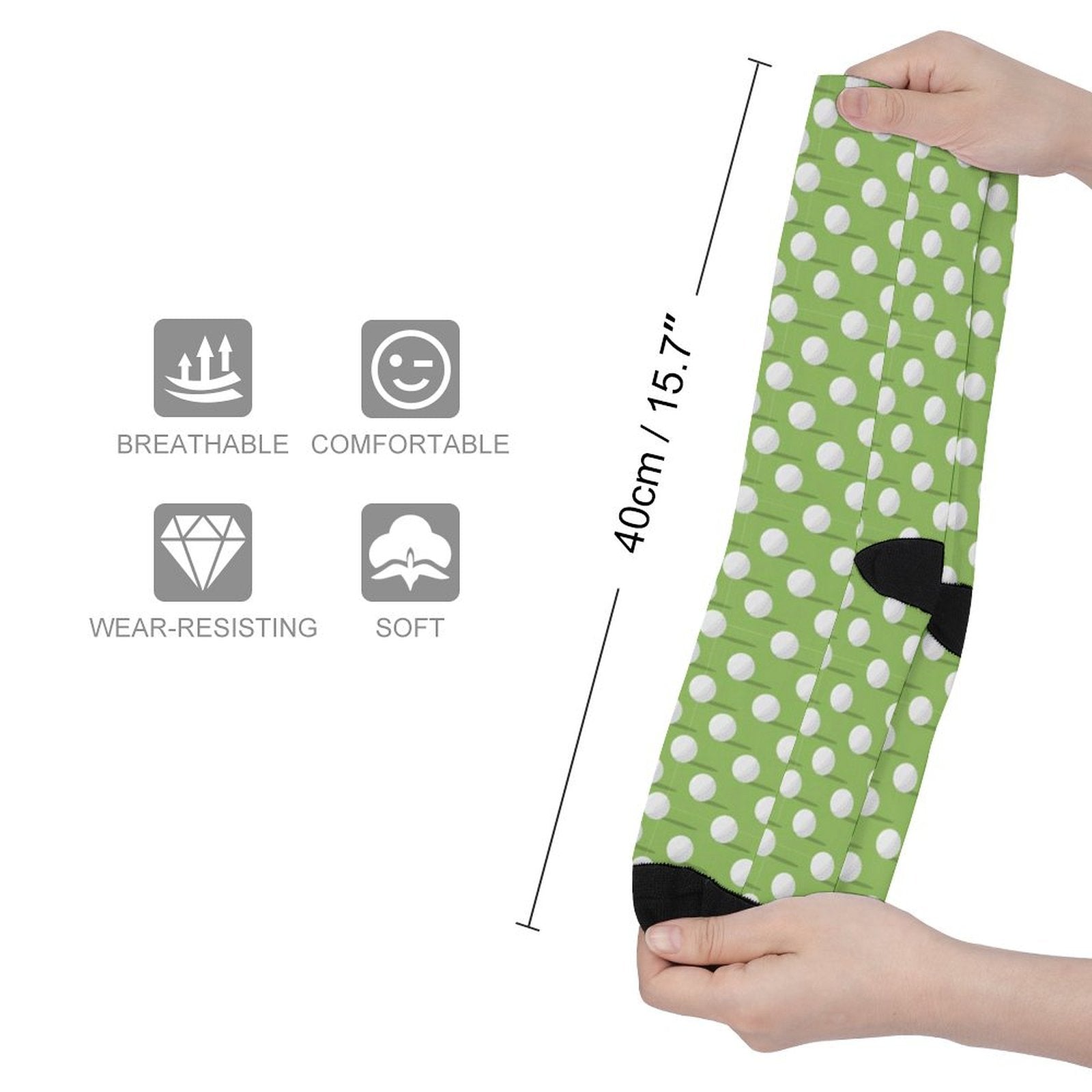 golf ball Prined Sock Gifts for Men Women