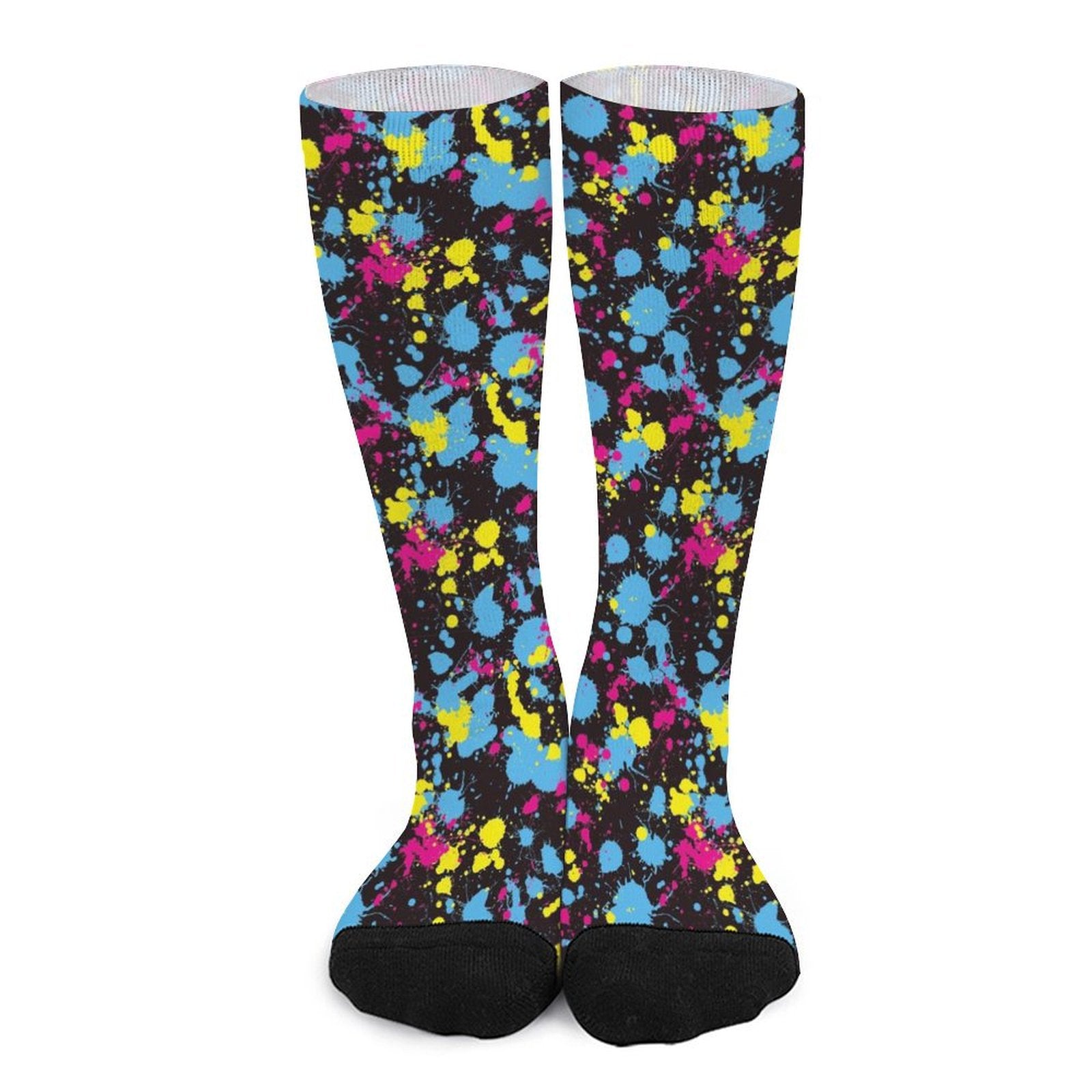 V2 Paint Splatter Prined socks Gifts for Men Women