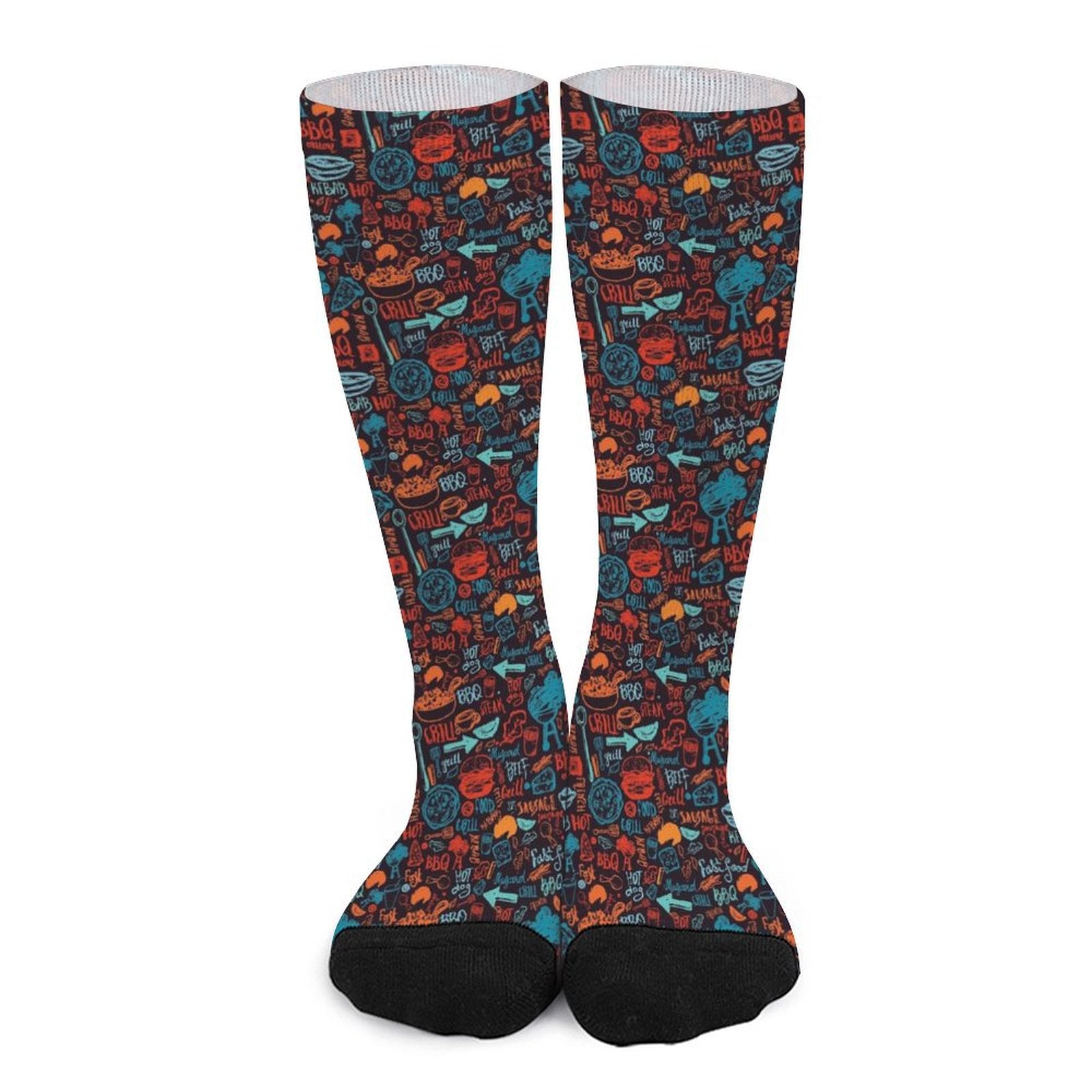 Sunday BBQ Prined socks Gifts for Men Women