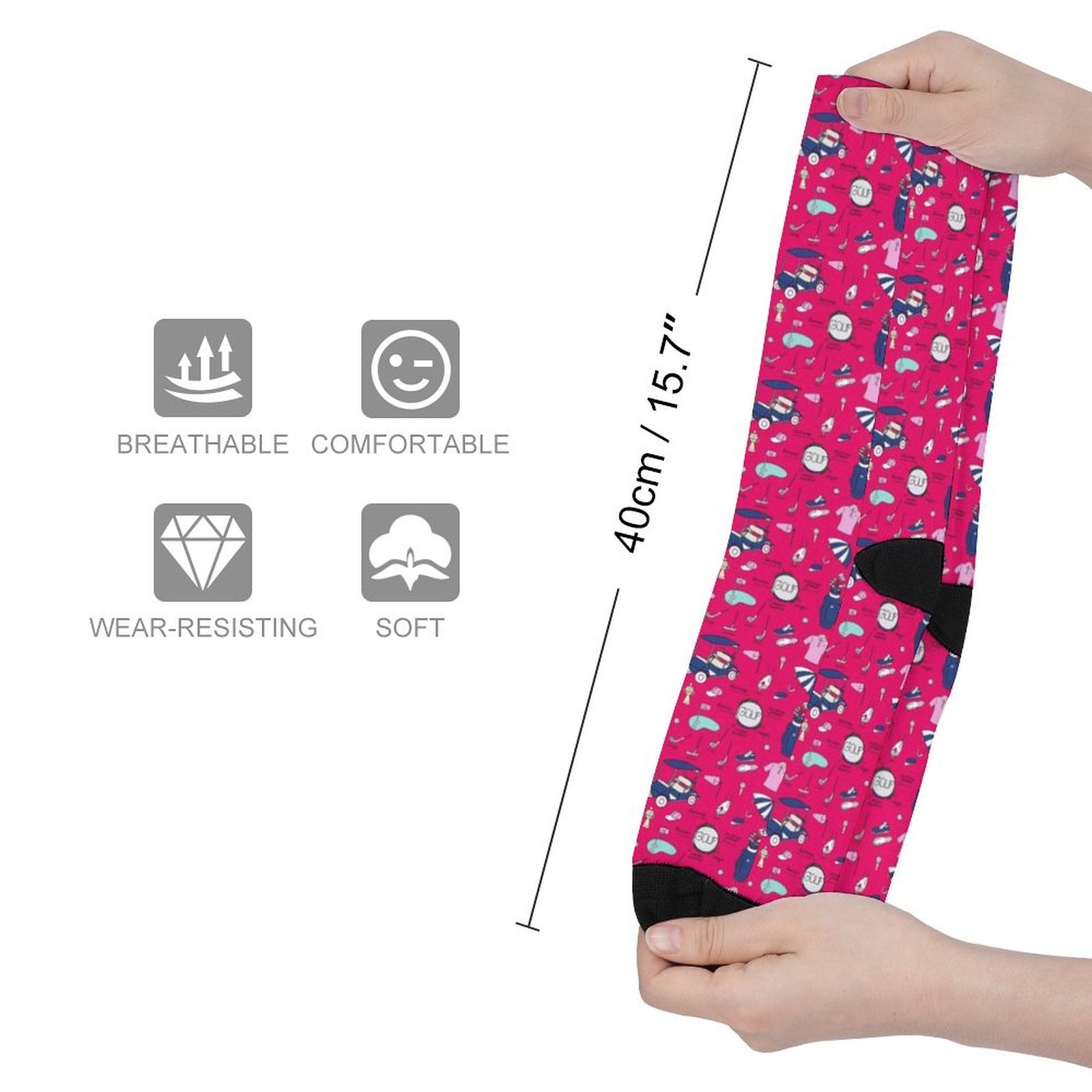 Cart Cruising Prined socks Gifts for Men Women