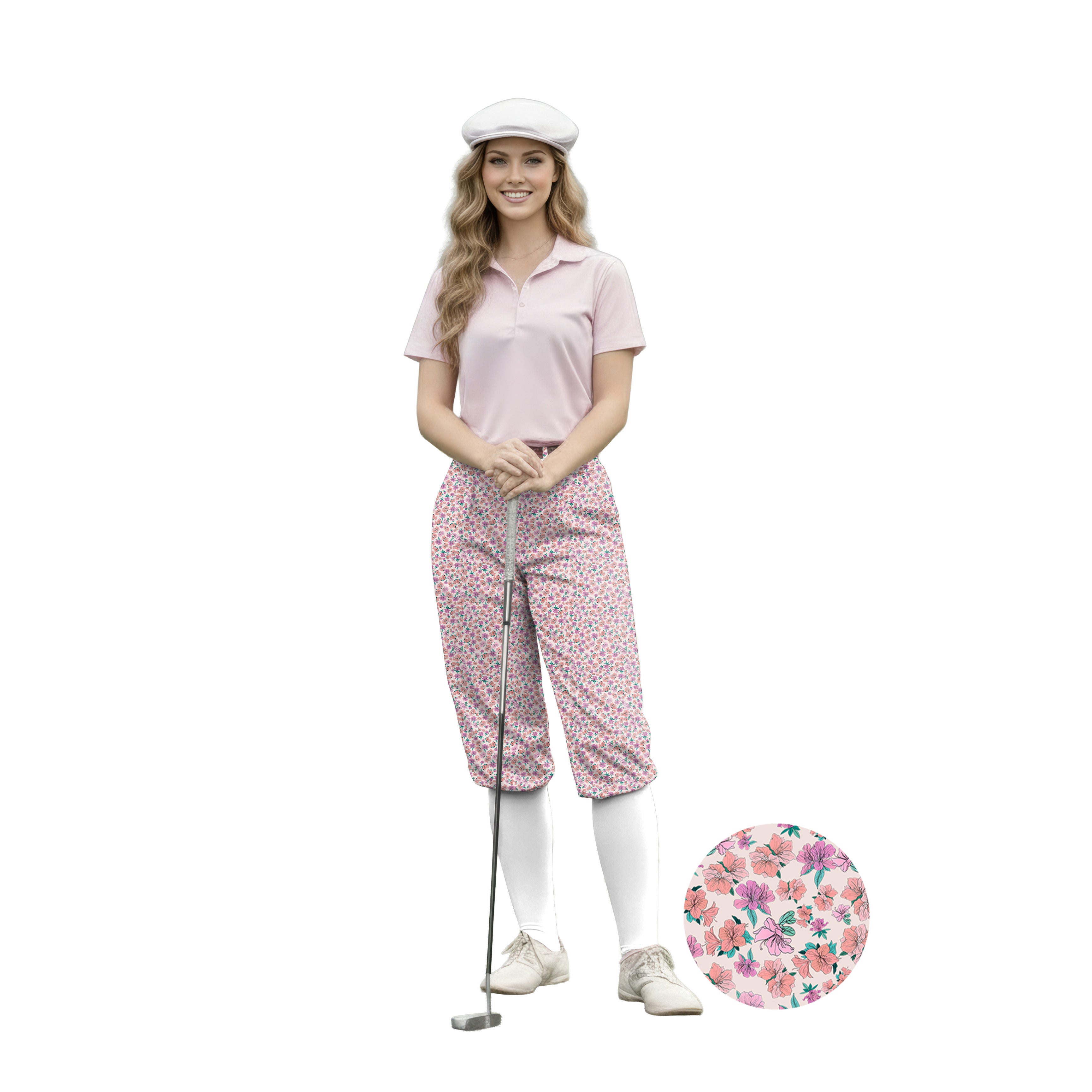 Personalize And Add To Cart Flower World Womens Golf Knickers Pants