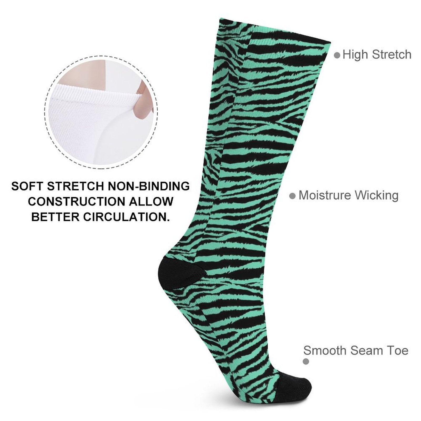 Lemon soda beverage Prined socks Gifts for Men Women
