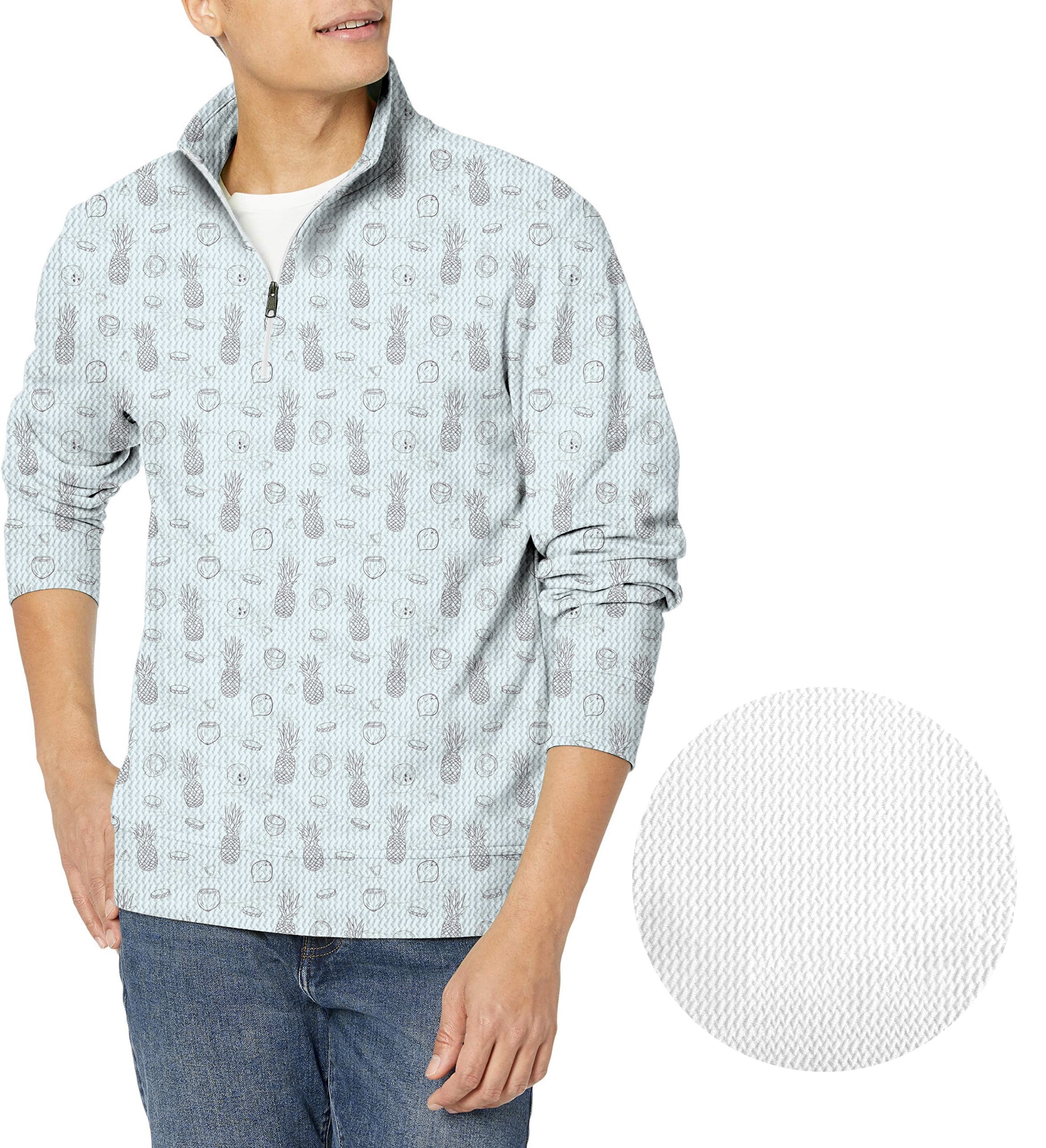 Pina Coloda-Men's Golf Waffle Zipper Pullover