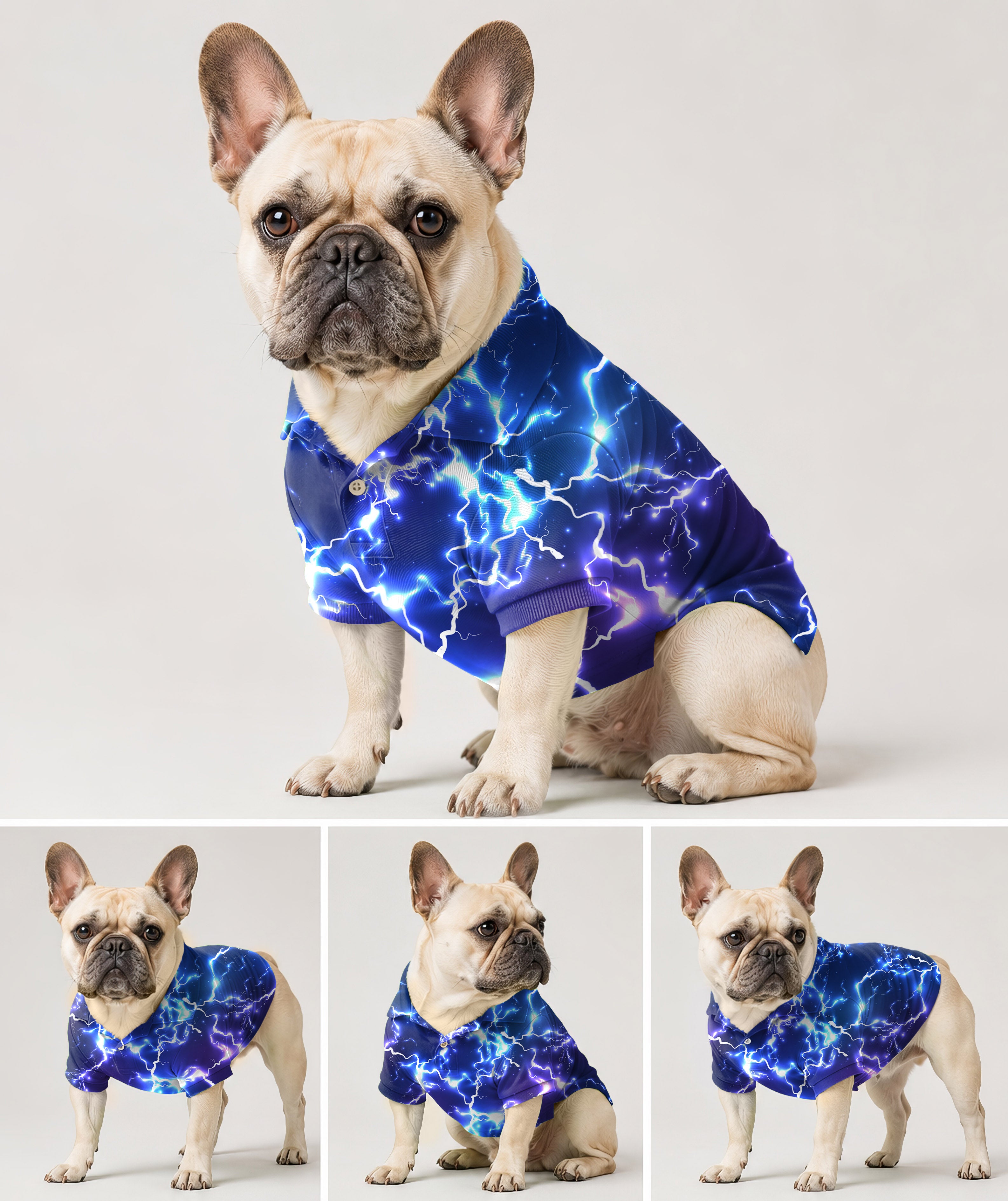 Dog's golf lightning polo