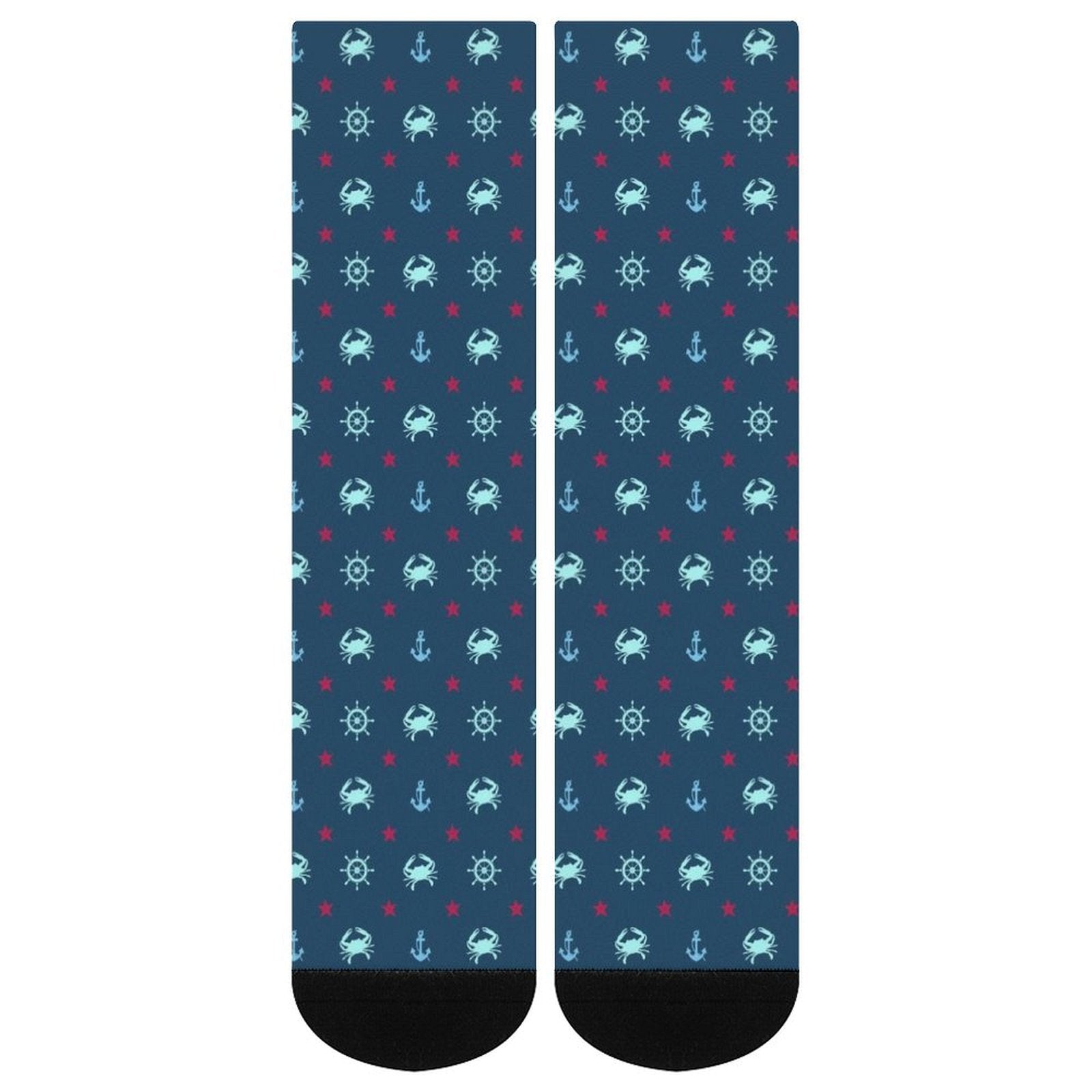 Crabs and Stars Prined socks Gifts for Men Women