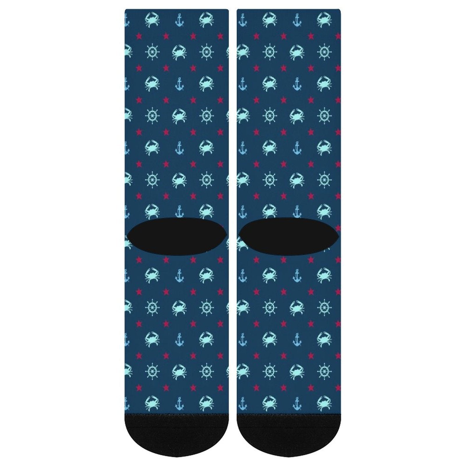 Crabs and Stars Prined socks Gifts for Men Women