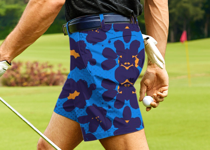 Men Hawaiian Dreams Golf Shorts