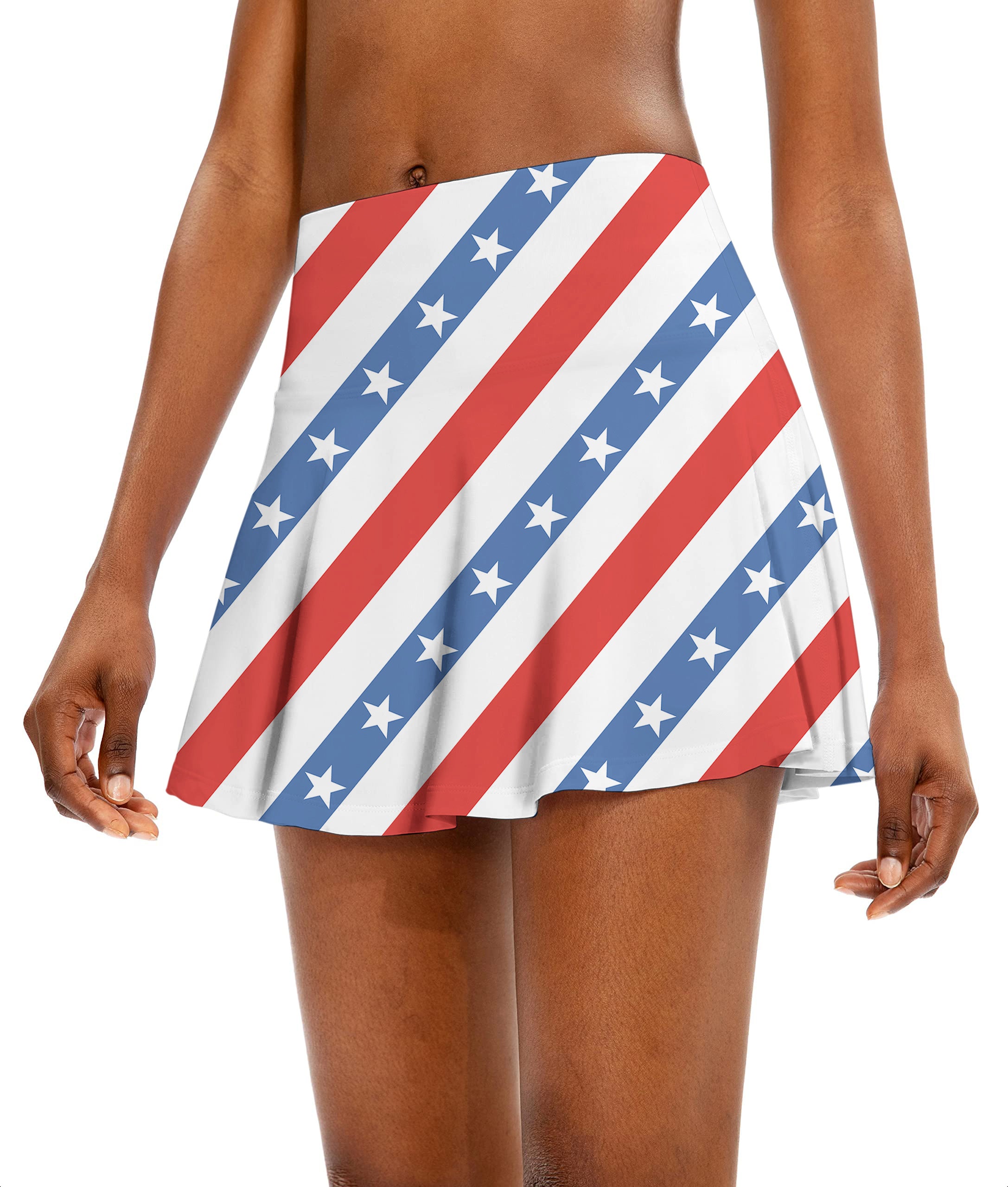 American President Day Women's Athletic Golf Skorts Flared Skirts