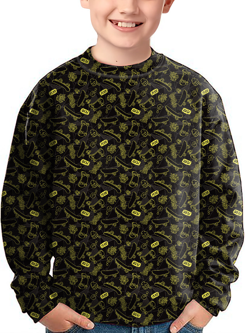 Yessi Crewneck Pullover Kids Ugly Sweater