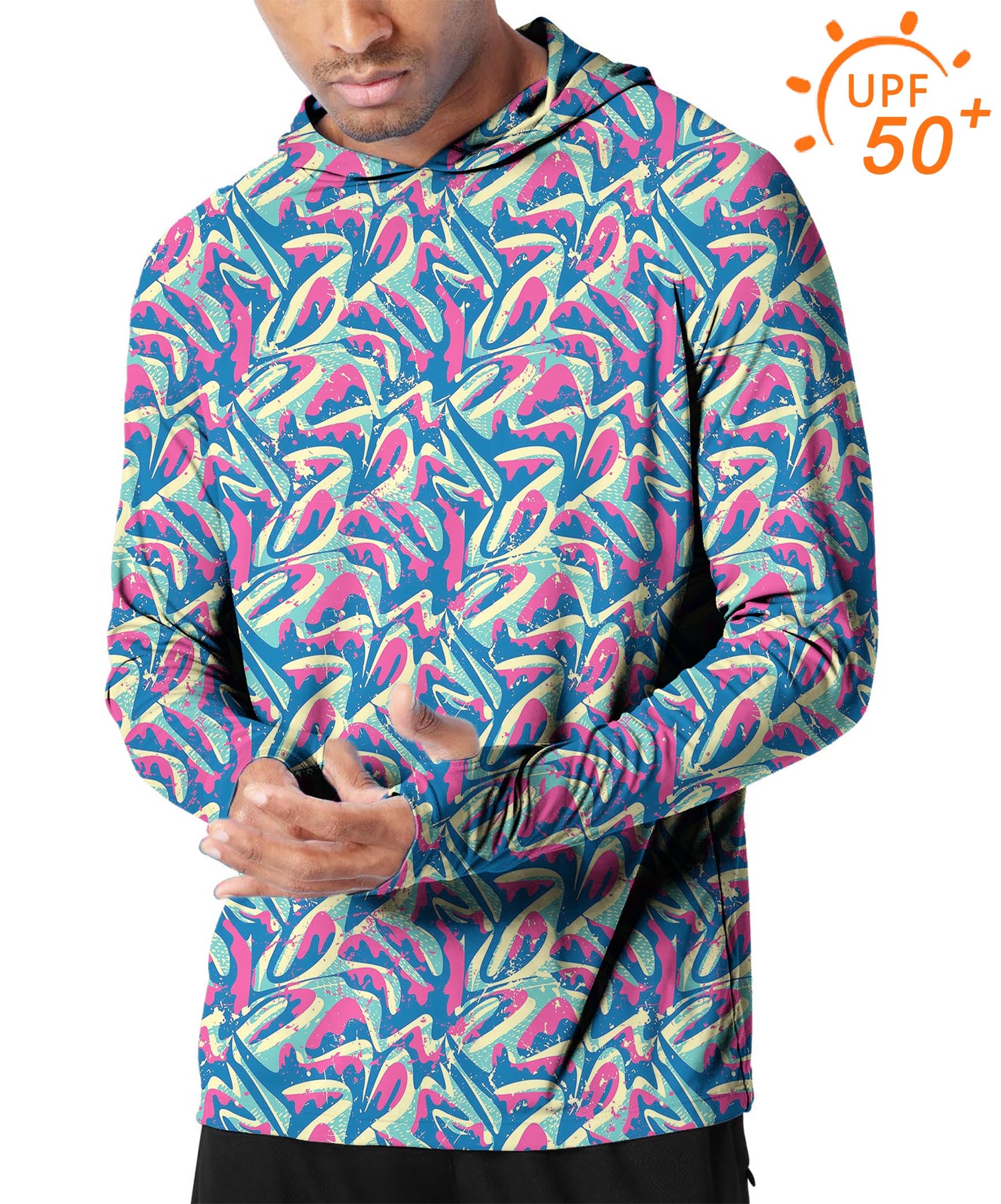 Men's Outdoor Brilliant Life Golf Sun Protection Slim Fit hoodies