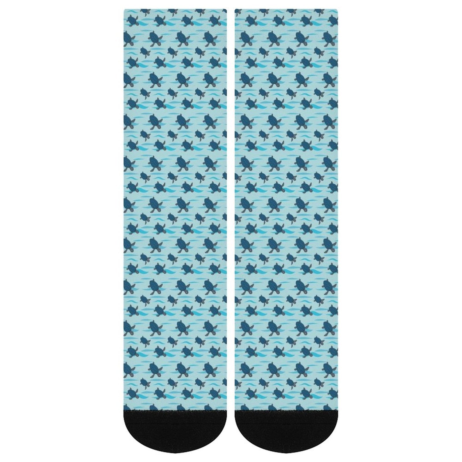 Turtle Time Prined socks Gifts for Men Women