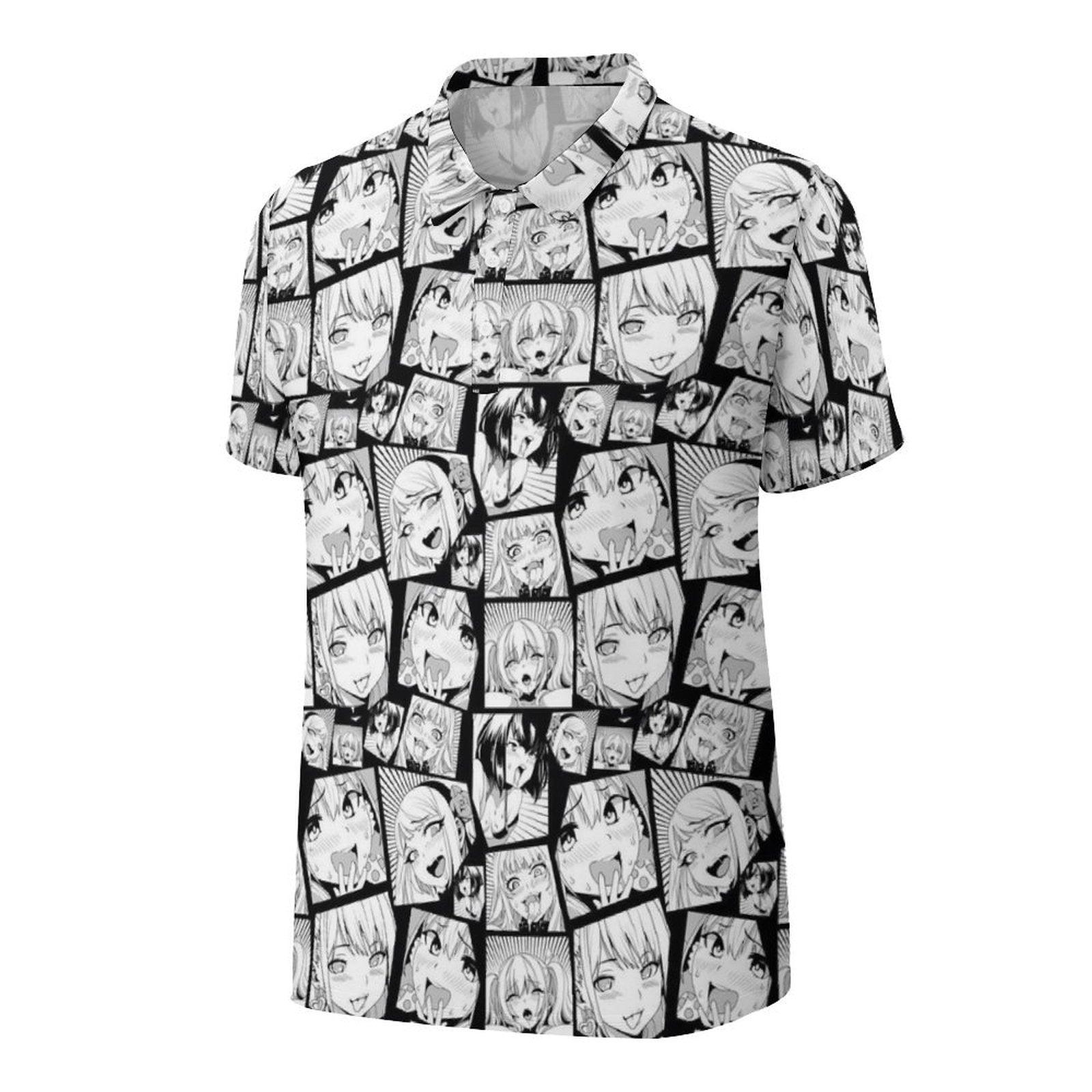 Sexy Comic Girl Men's golf polo