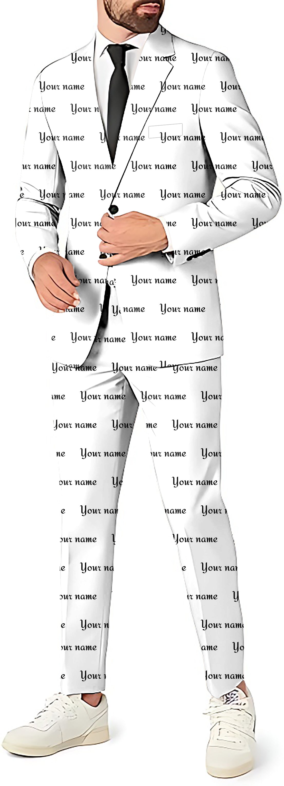Custom Your name Repeat Men's Party Costumes-Theme Party 2 or 3pcs Suit set-Blazer Pants & Vest