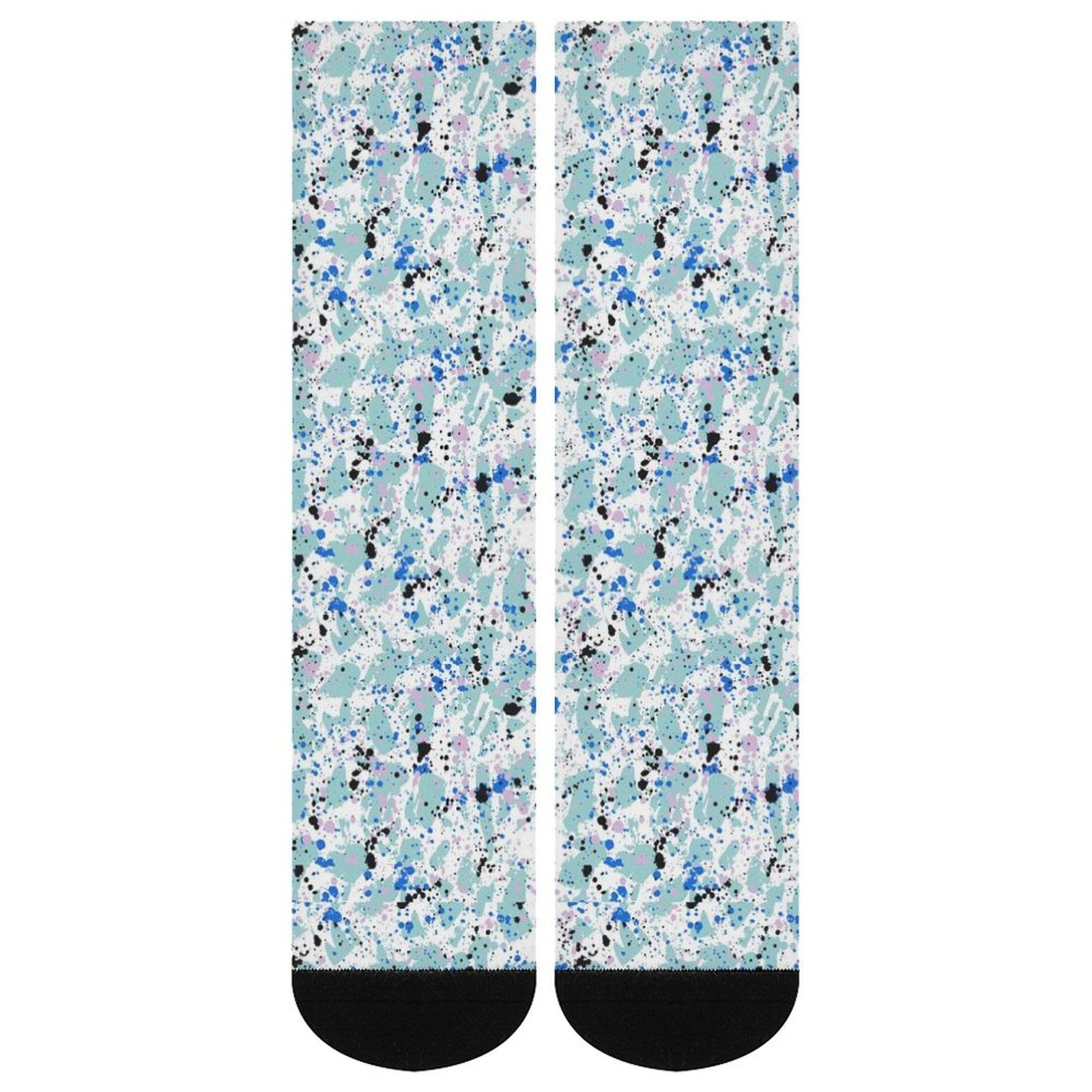 Paint Splatter Prined socks Gifts for Men Women