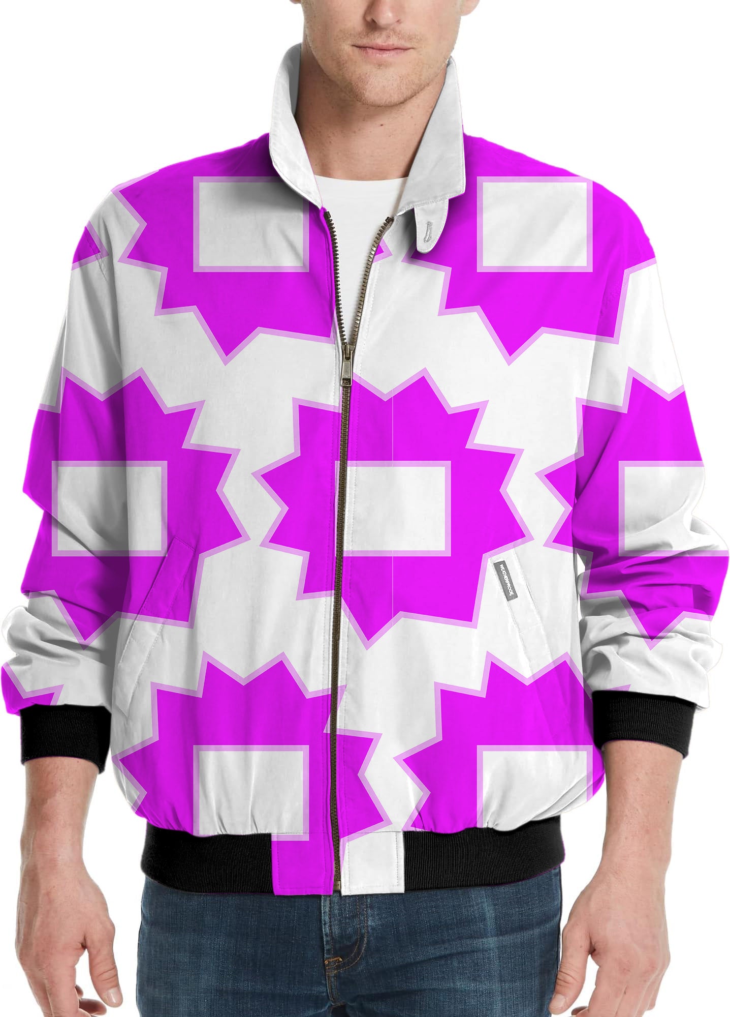 Explosion Geometry Limited Edition Men's Golf Windbreaker Light Jacket