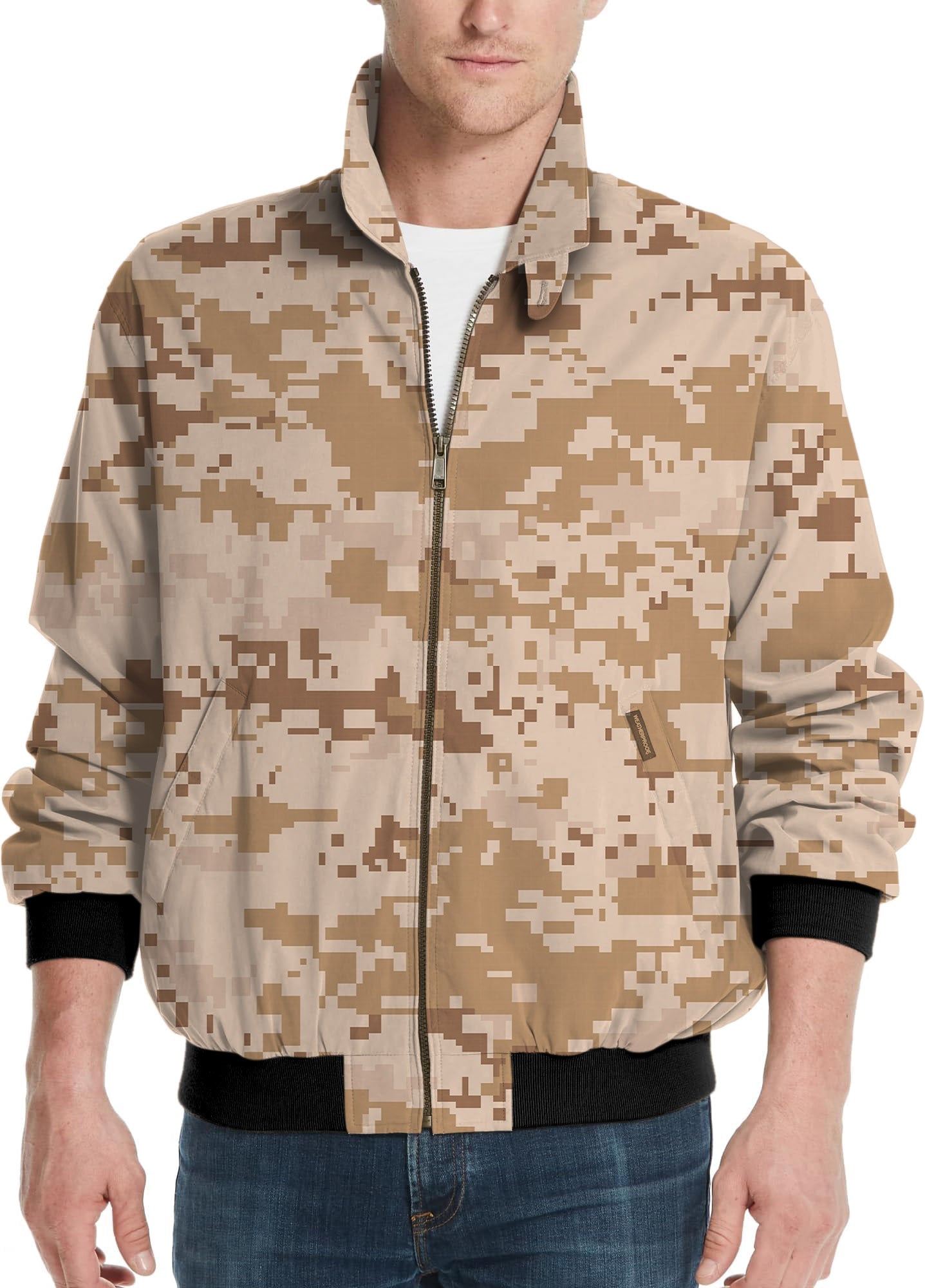 Desert Camo-Men's Golf Windbreaker Light Jacket