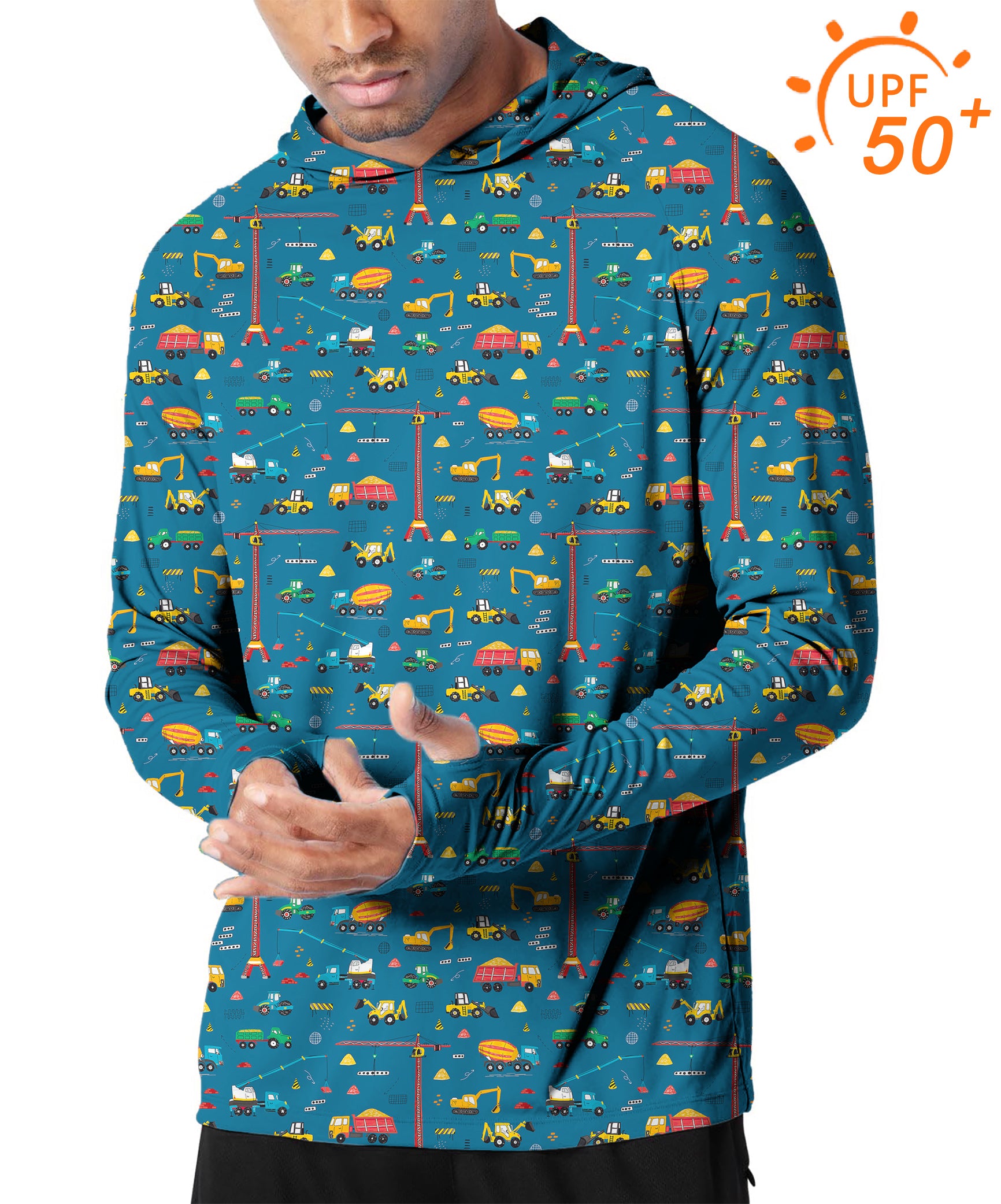 Men's Outdoor Construction Golf Sun Protection Slim Fit hoodies