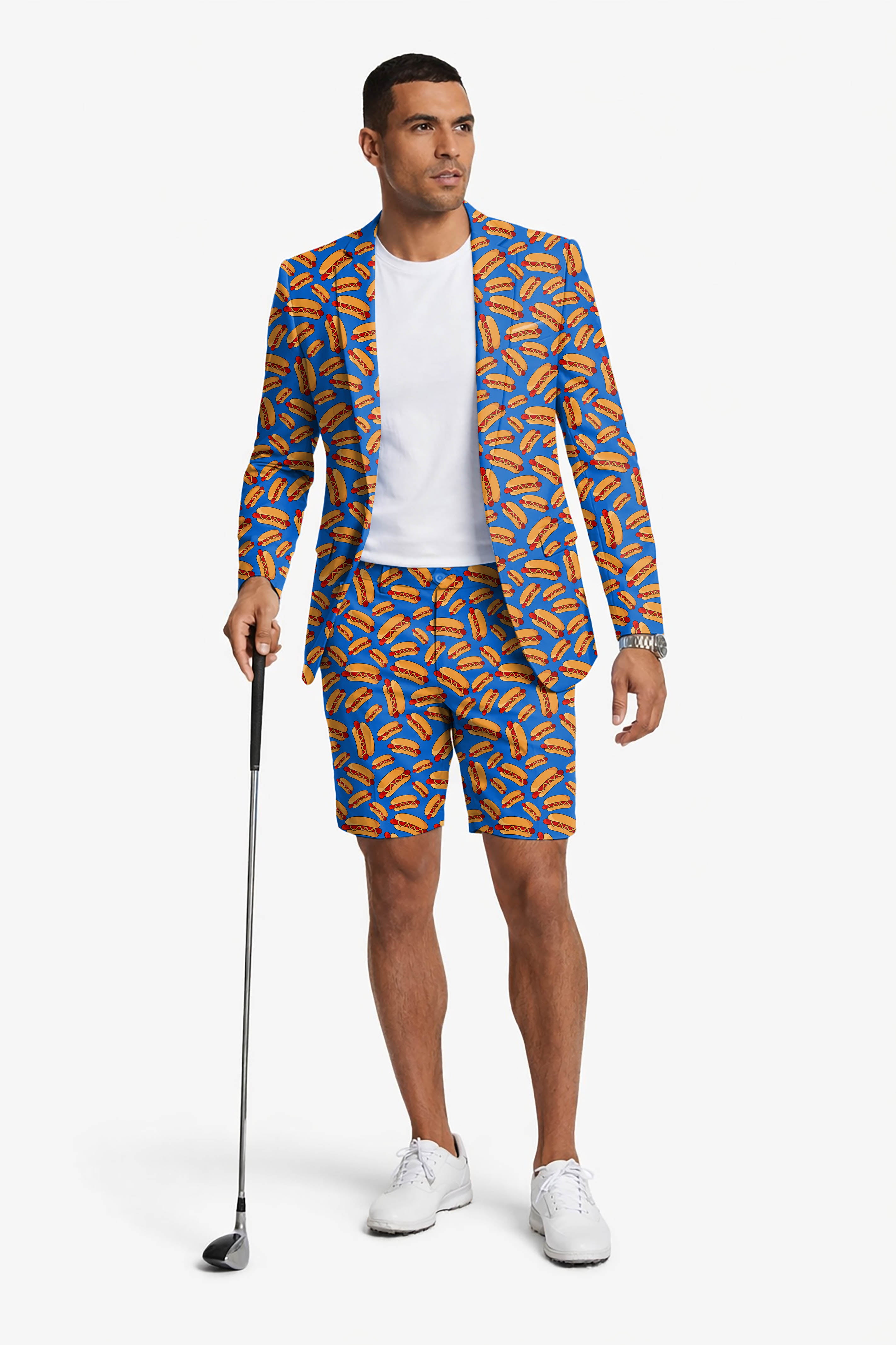 The Dogs Men's Party Costumes-Theme Party 2pcs Suit set-Blazer Shorts