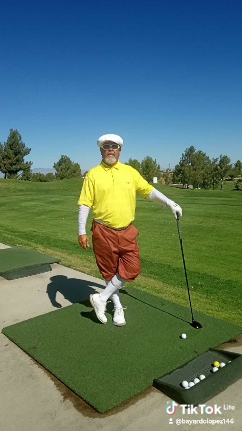 Personalize And Add To Cart pure brown-Men's Golf Knickers Pants