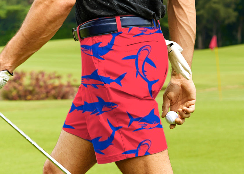 Men Under Water Frenzy Golf Shorts
