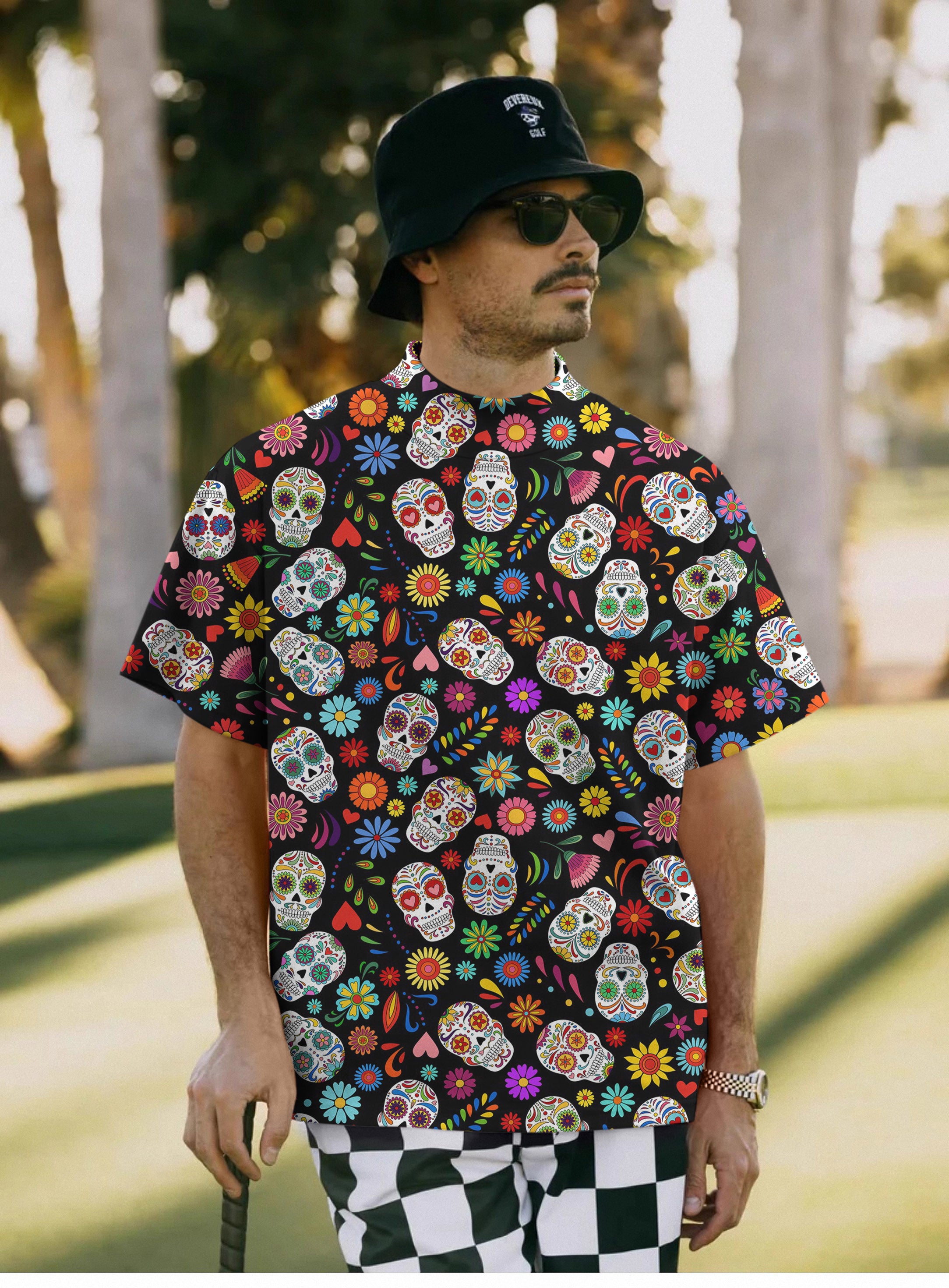 Men's FIESTA FEELING Pullover High neck Long/Short sleeve T-Shirt