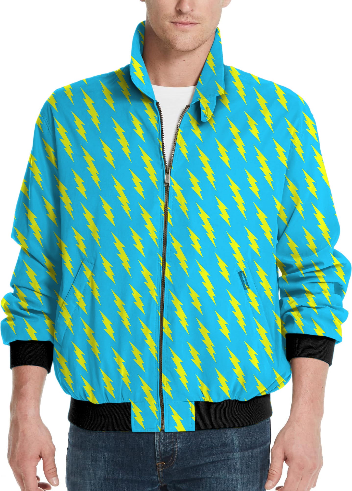 Lightning Links-Men's Golf Windbreaker Light Jacket