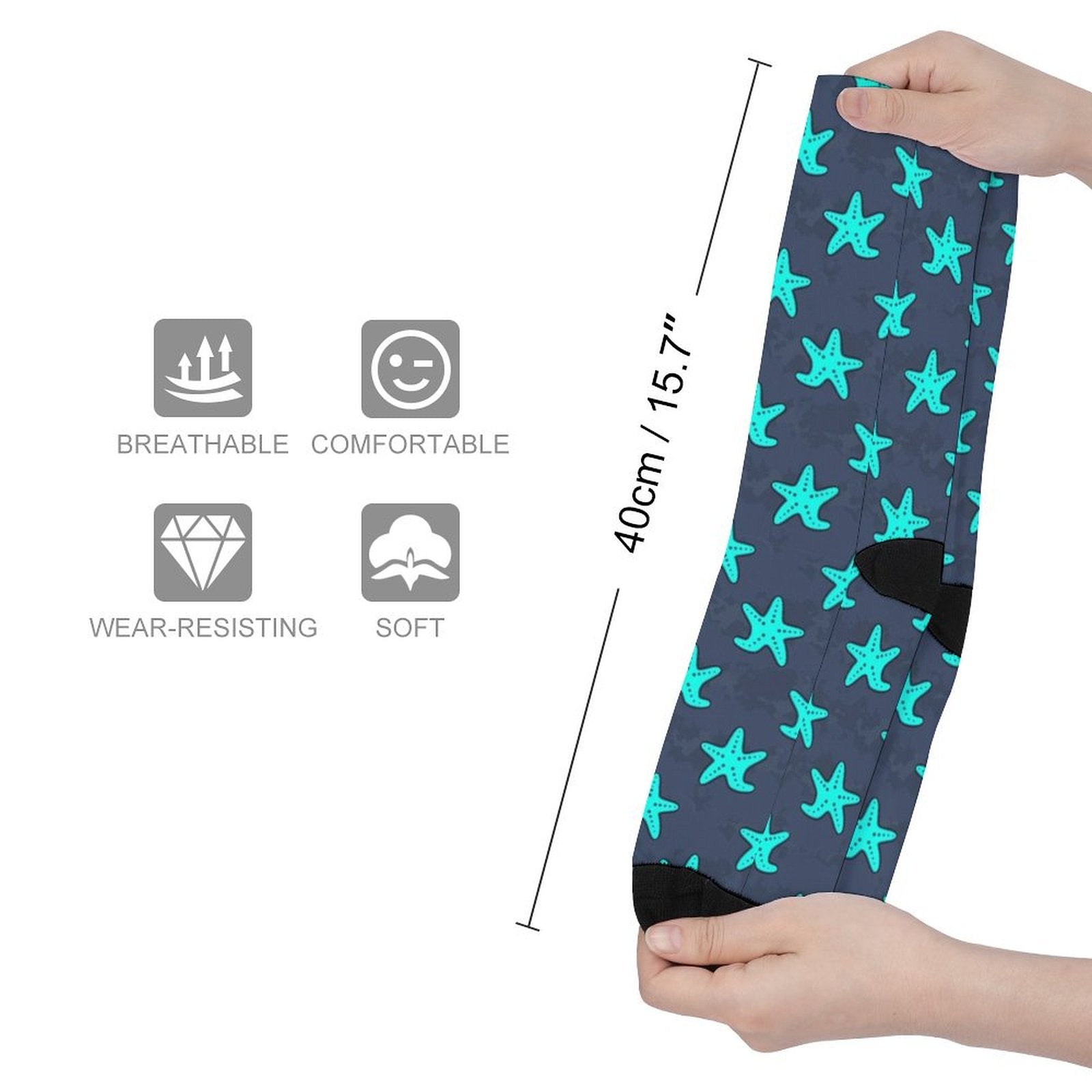 Star Player Prined socks Gifts for Men Women