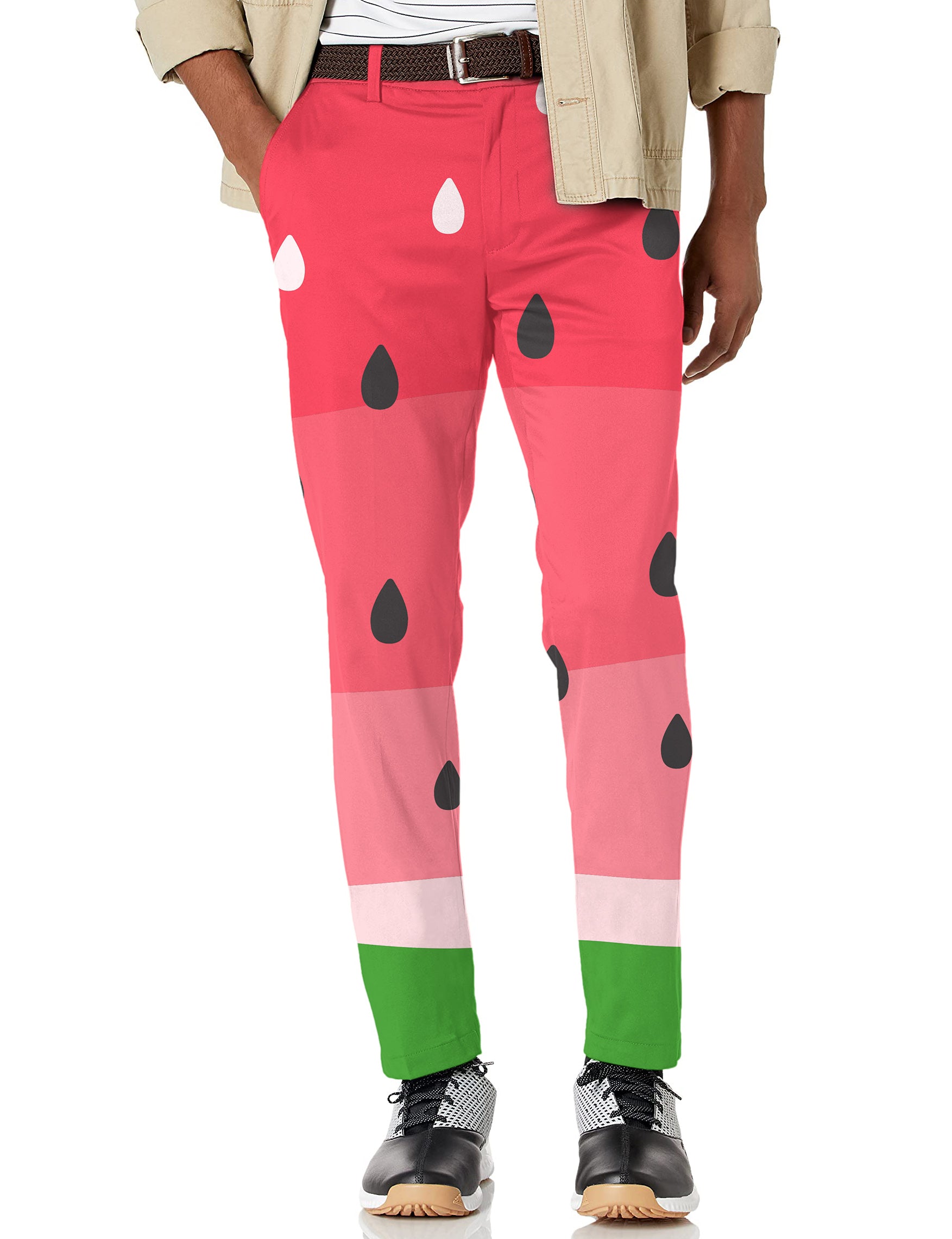 Men's watermelon Stretch Golf pants trousers