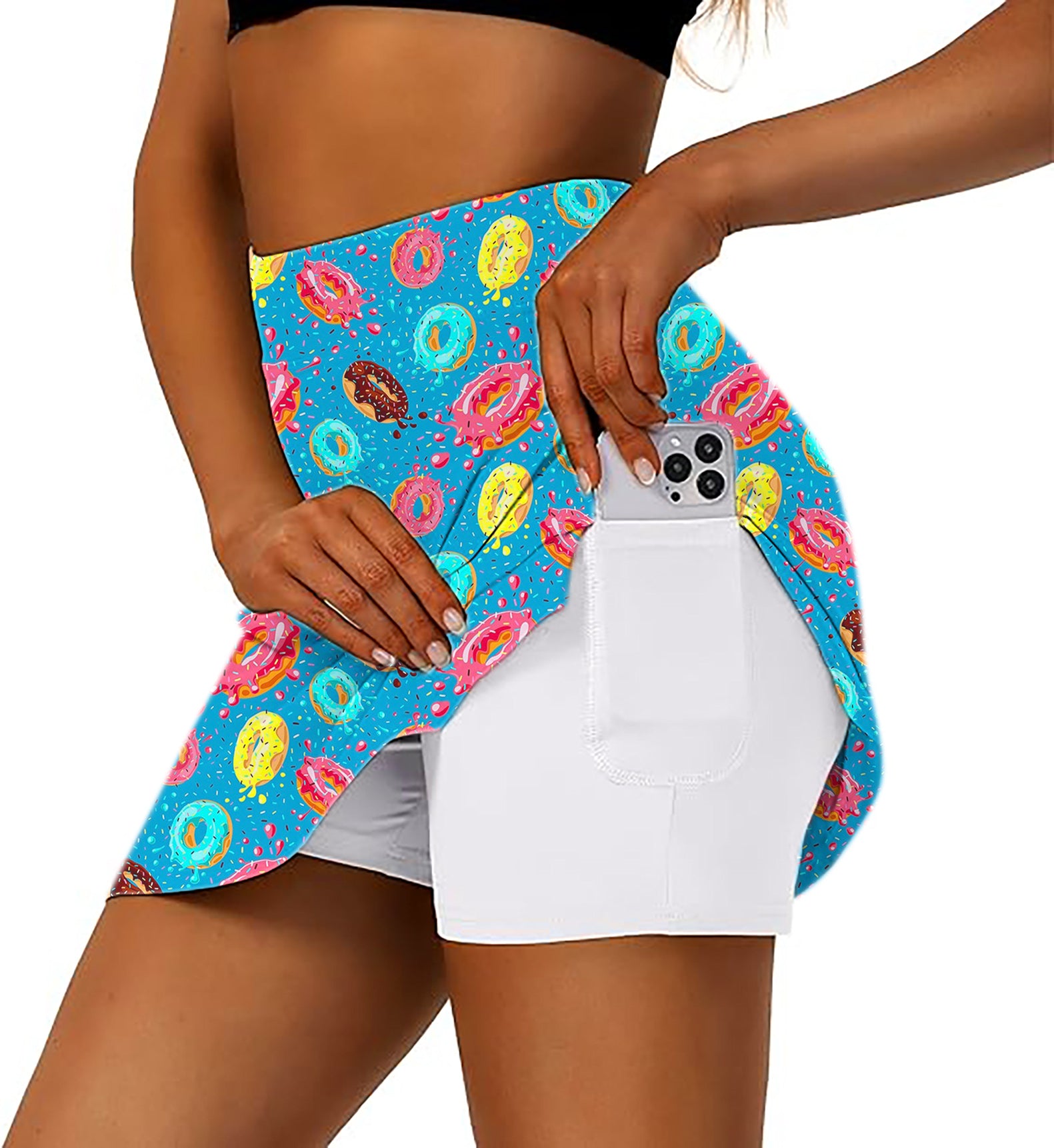 Hole In One Women's Athletic Golf Skorts Flared Skirts
