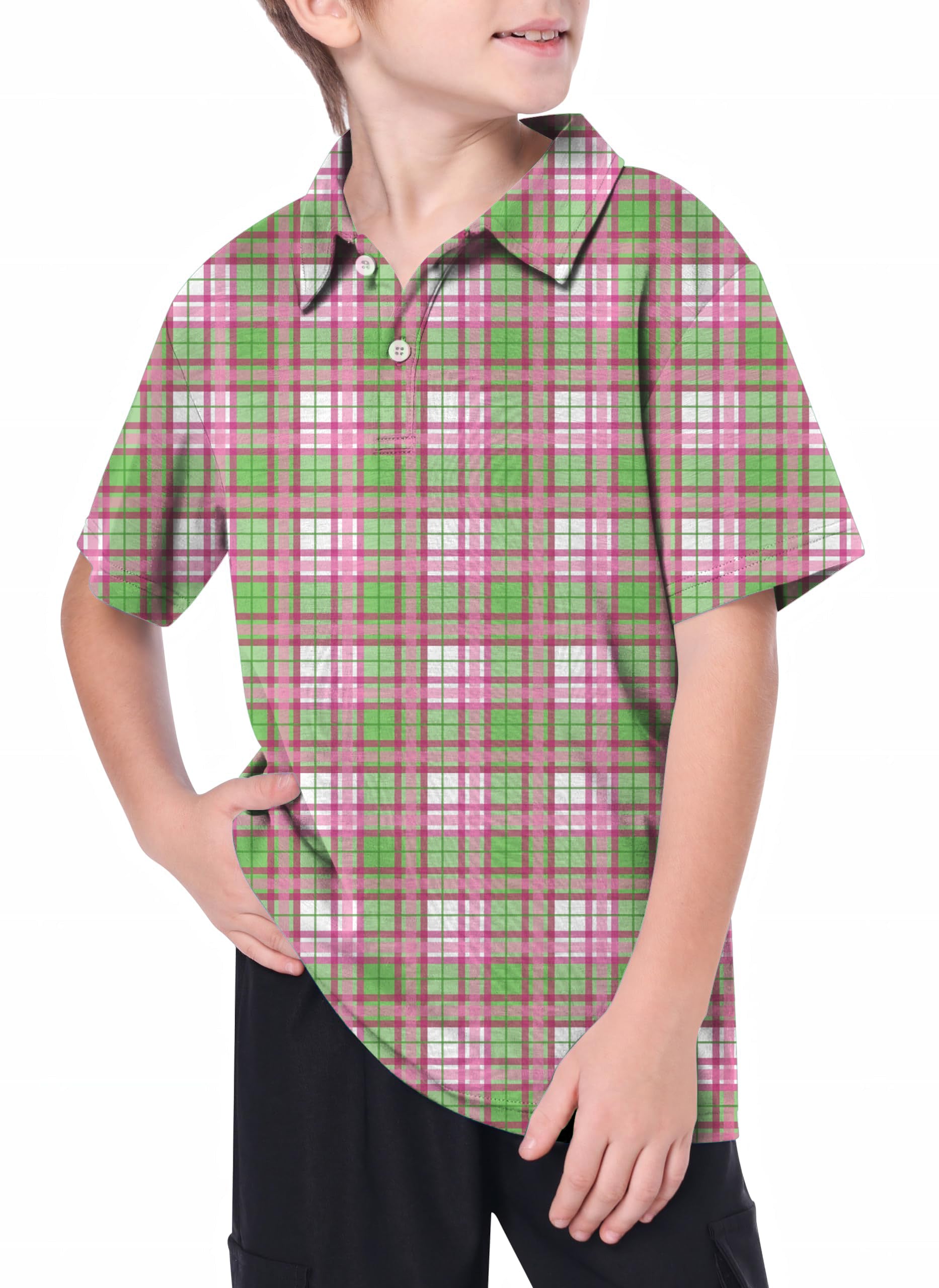 Youth grid Golf Polo