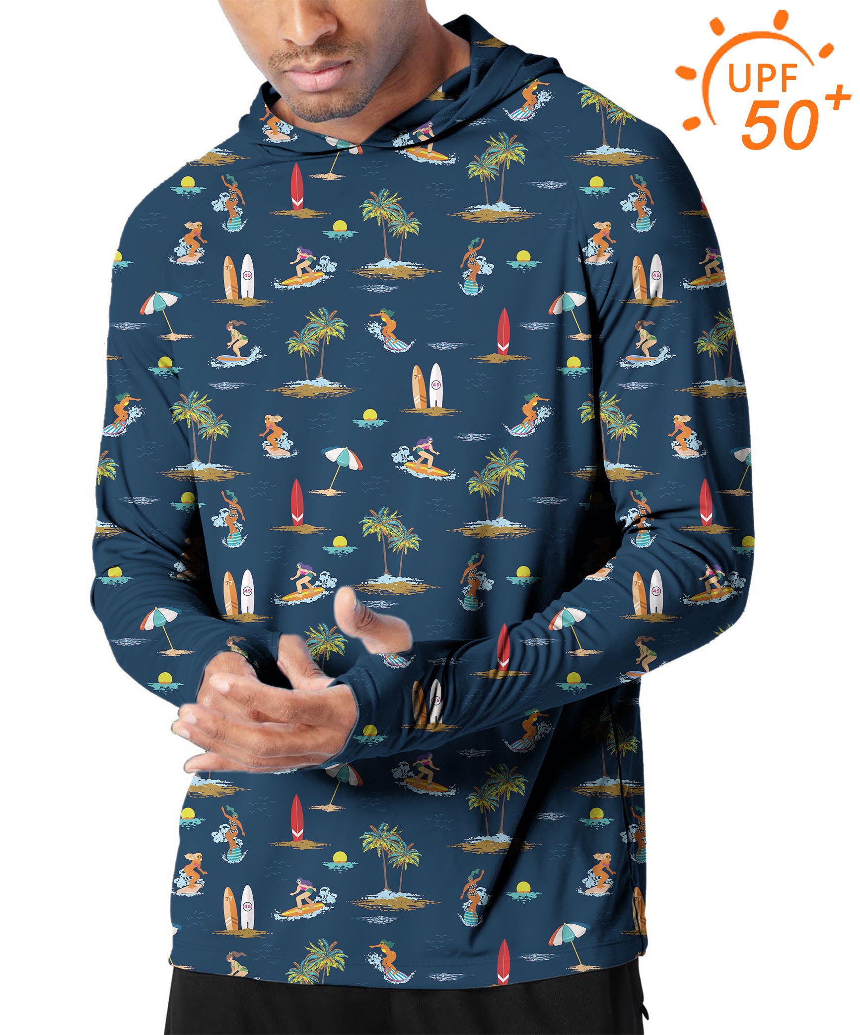 Men's Outdoor Girls Surf Golf Sun Protection Slim Fit hoodies