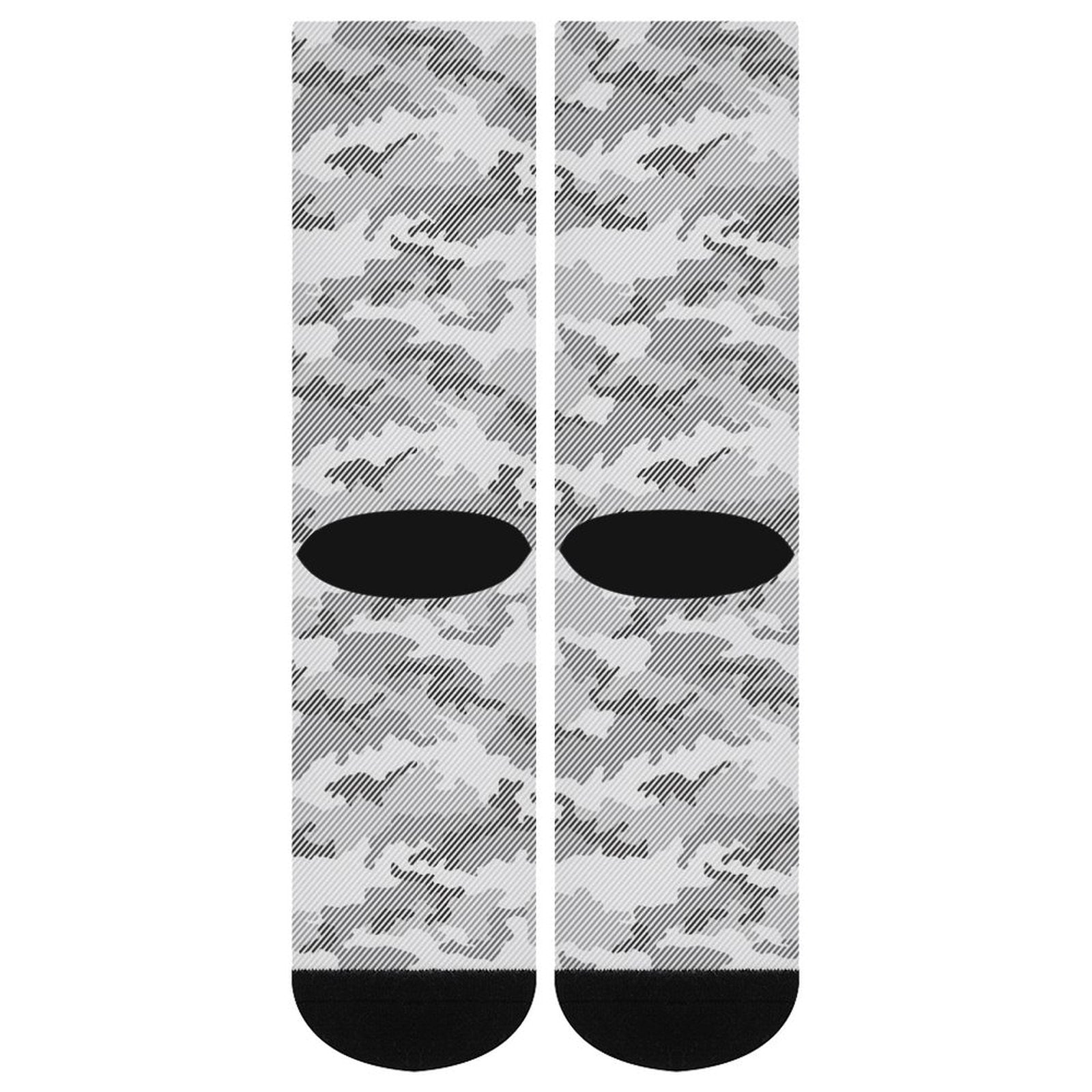 Snow Camo Prined socks Gifts for Men Women