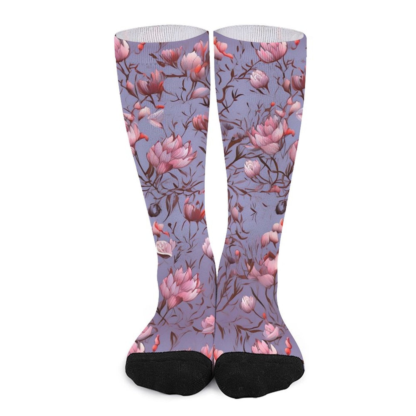 Cherry blossoms Prined socks Gifts for Men Women