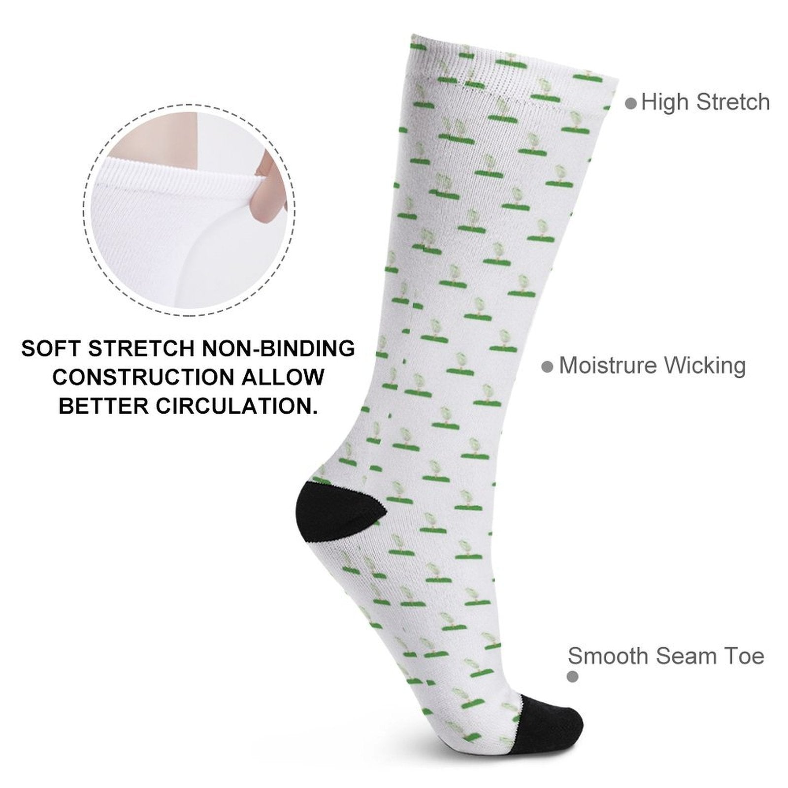 golf course Prined socks Gifts for Men Women