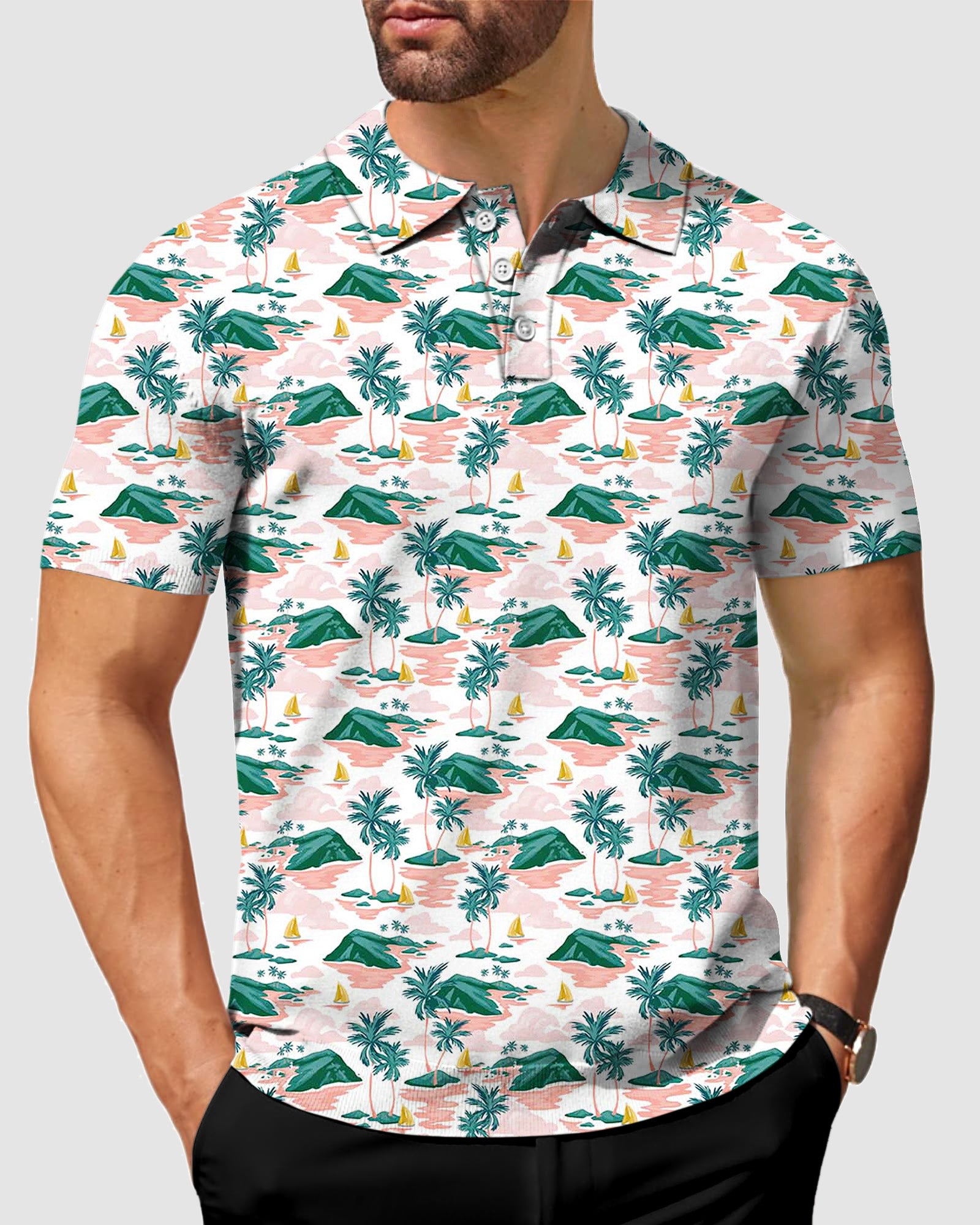 Men's Paradise Island golf polo