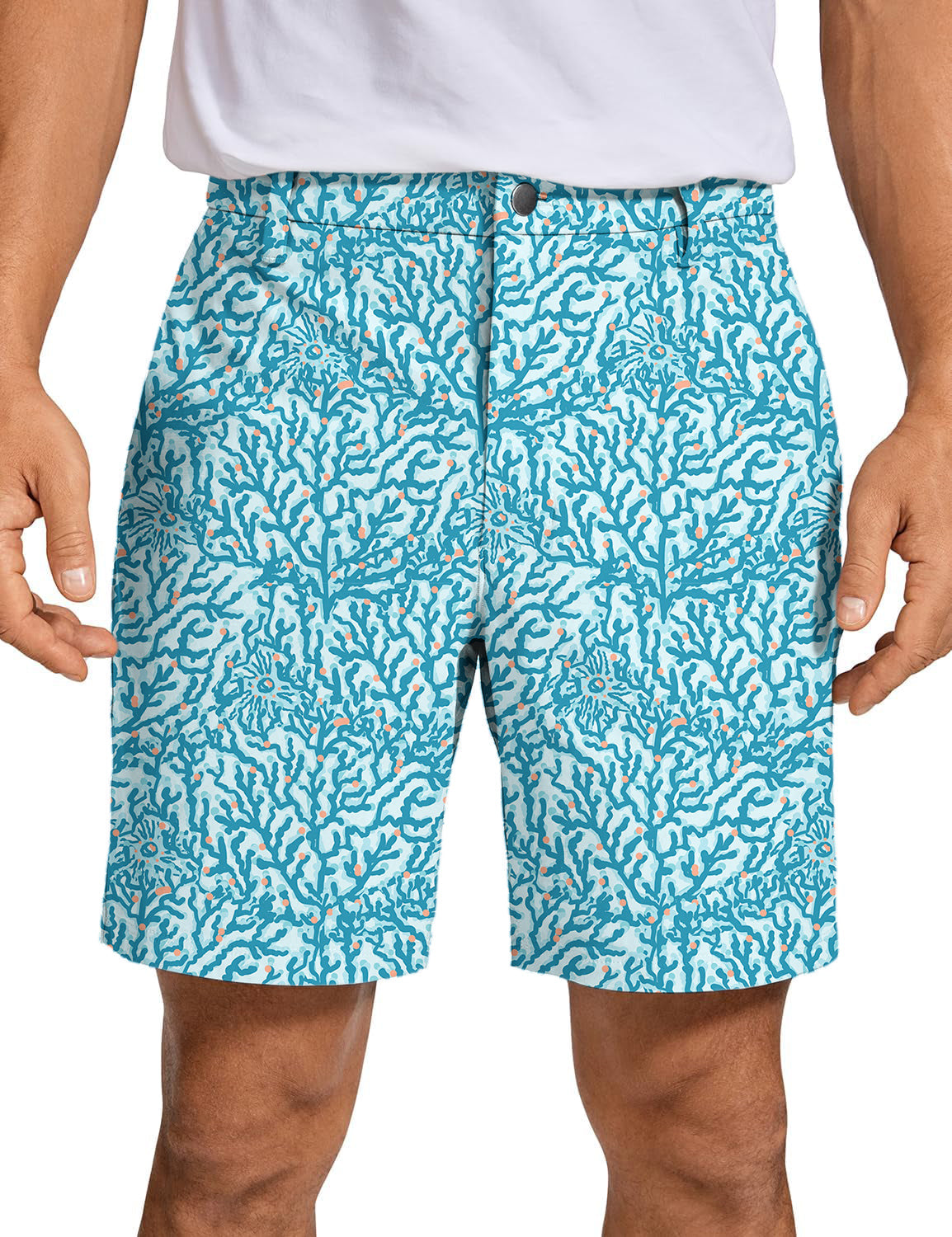 Men's Electric Corals Golf Shorts