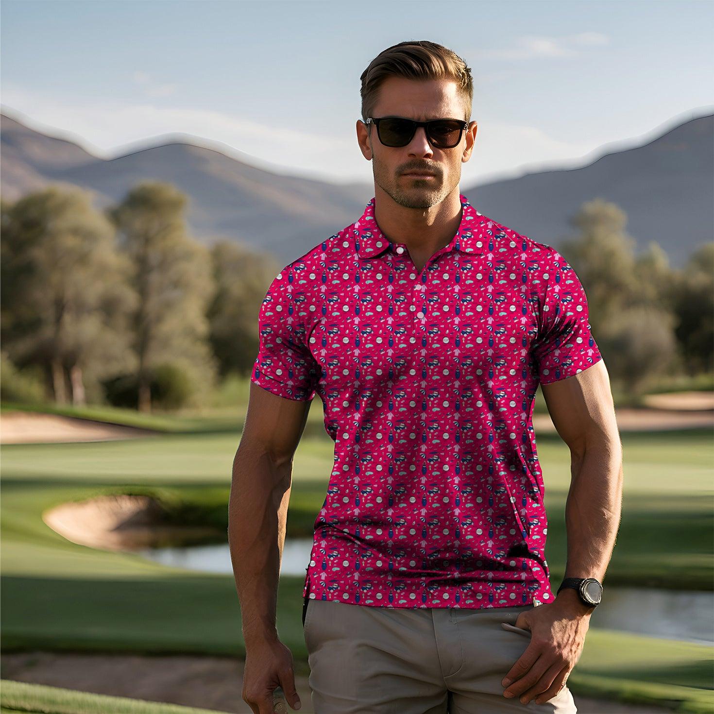 Men's Cart Cruising golf polo