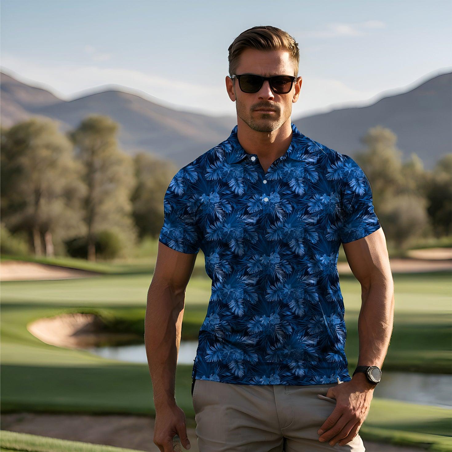 Men's Midnight Forest golf polo