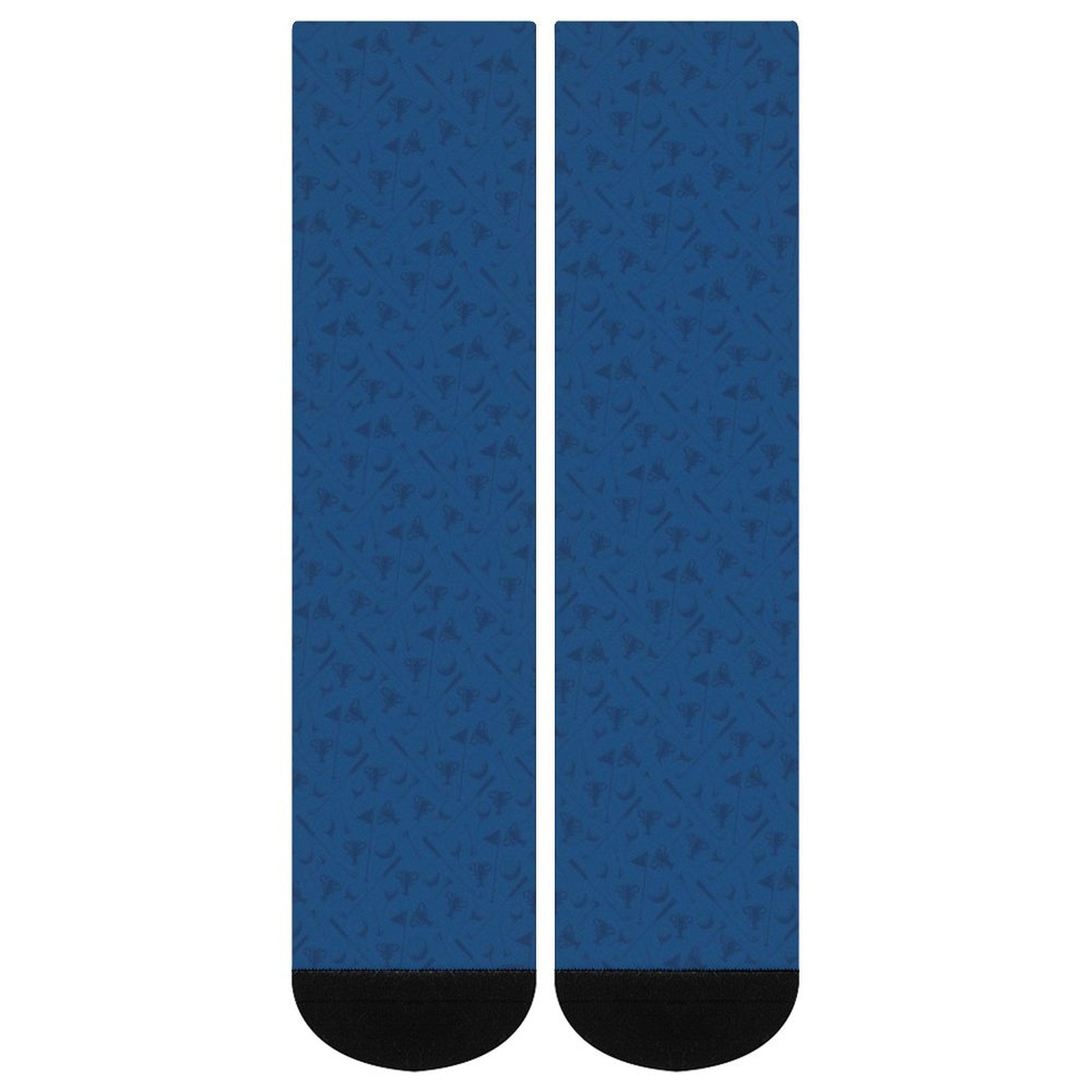 navy blue Prined socks Gifts for Men Women