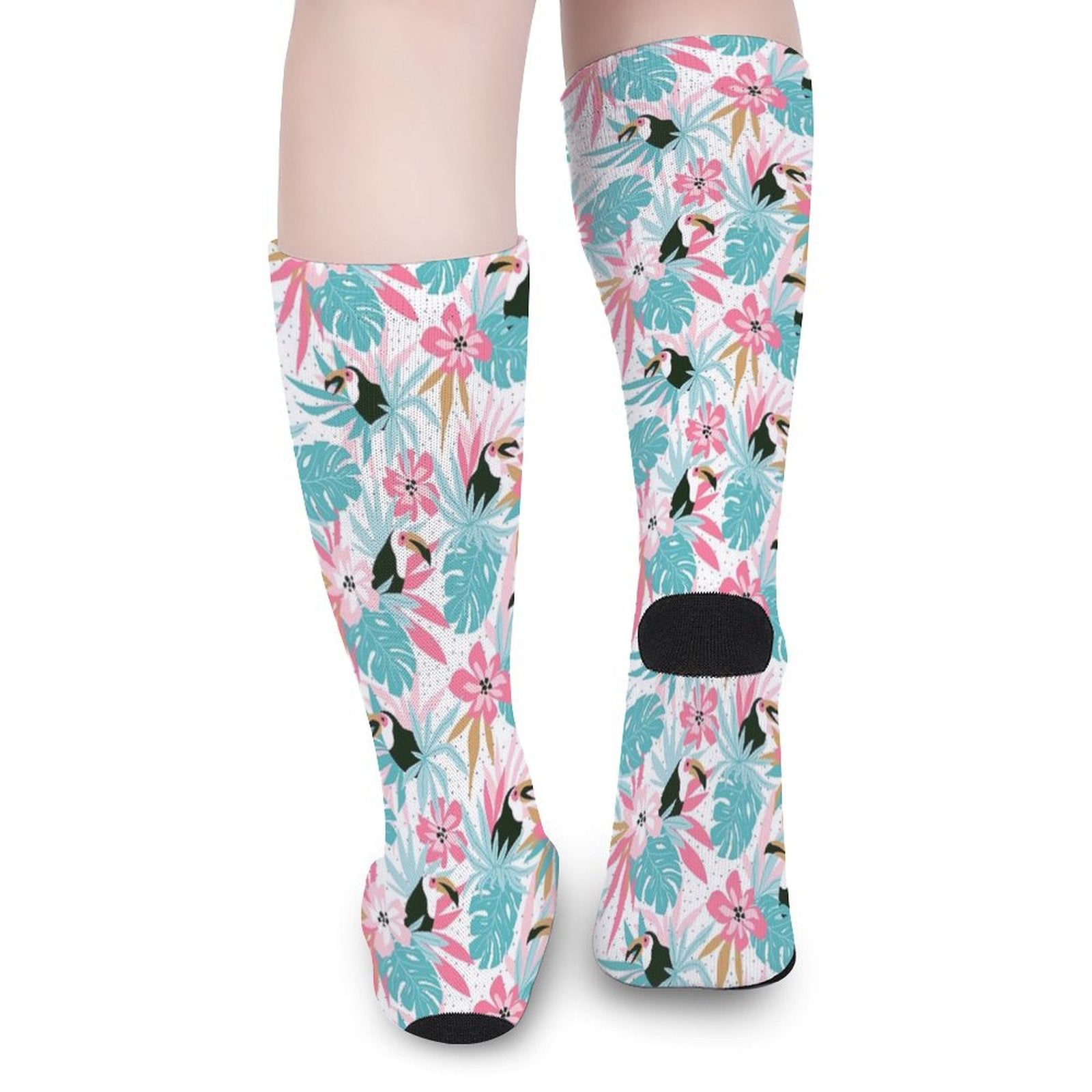 Floral Toucan Prined socks Gifts for Men Women