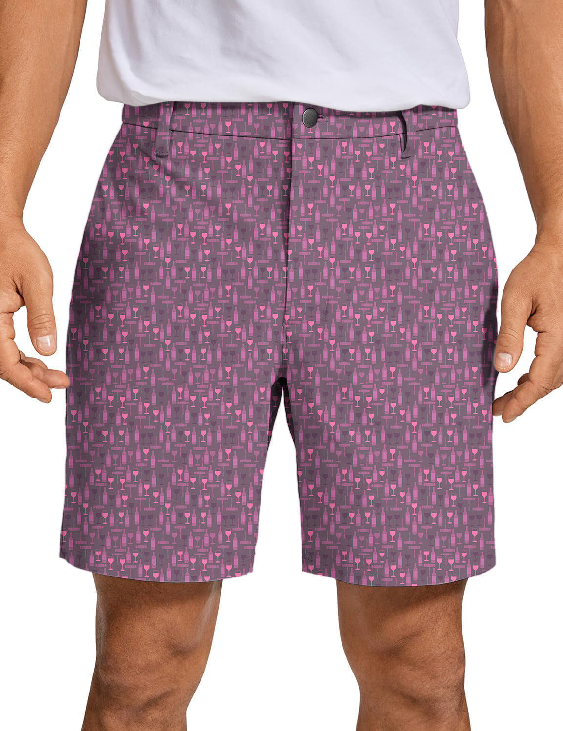 Men's Wine Life Golf Shorts