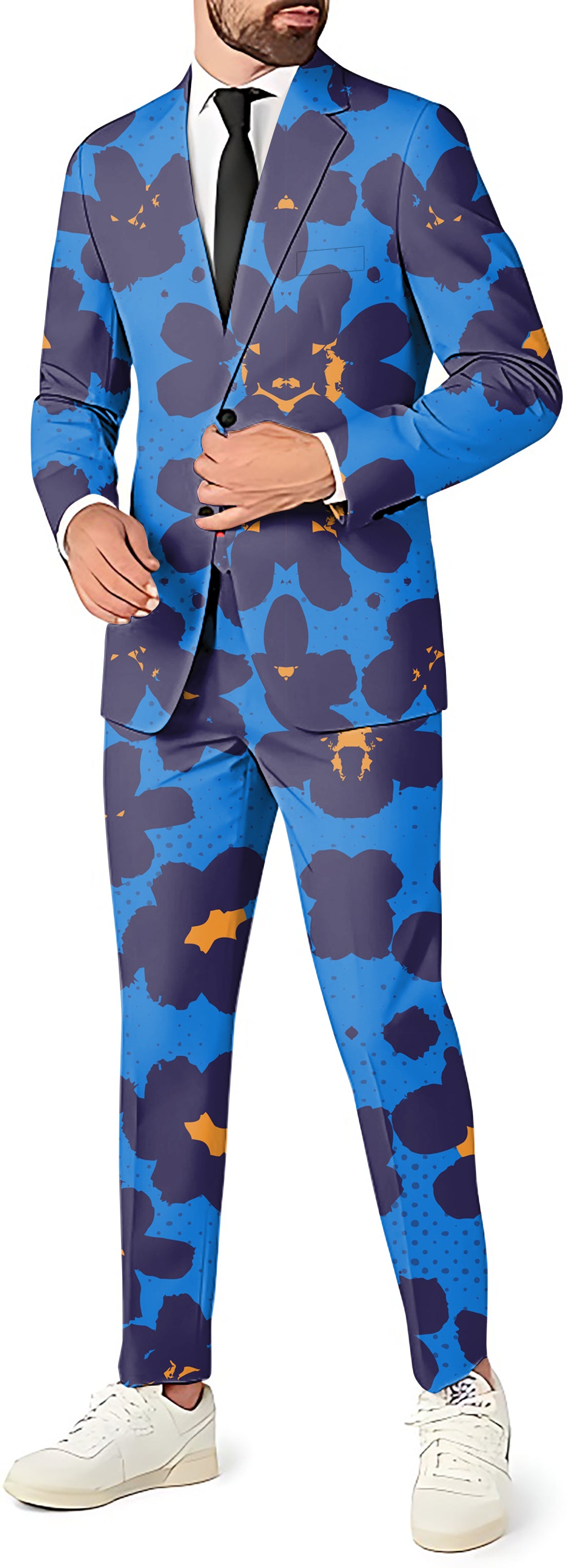 Hawaiian Dreams Men's Party Costumes-Theme Party 2 or 3pcs Suit set-Blazer Pants & Vest
