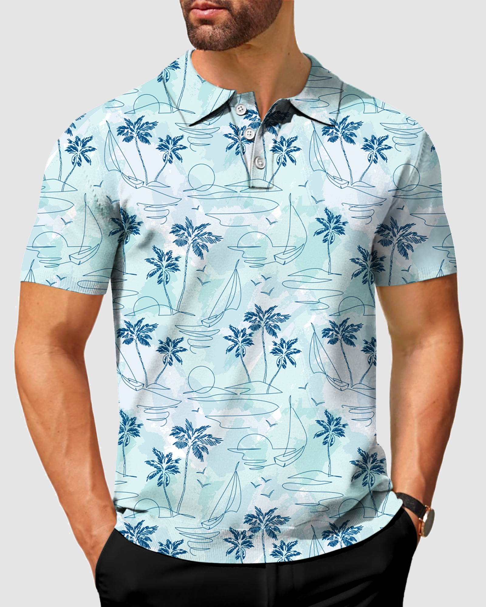 Men's Sail Away Golf Polo