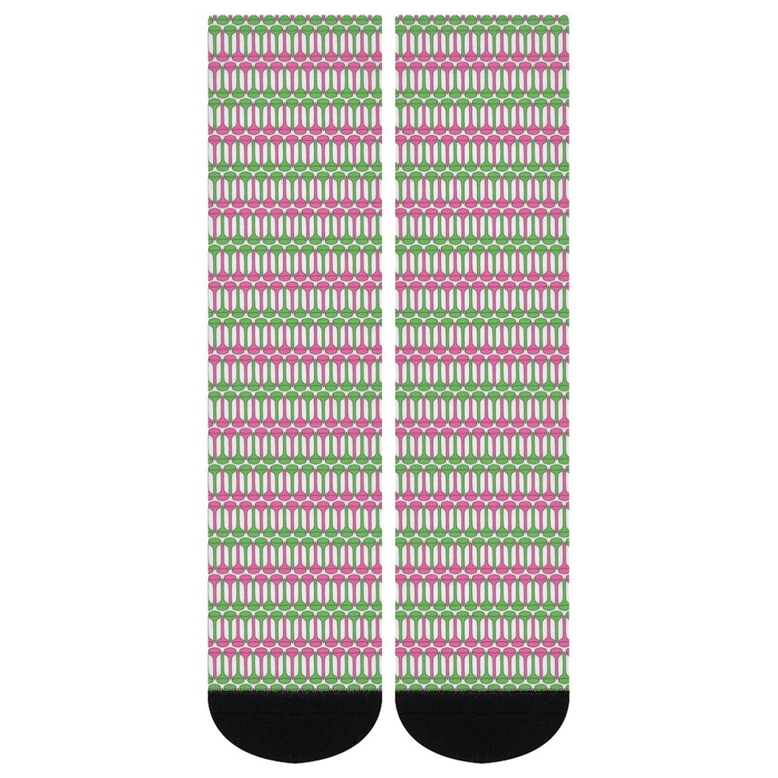 Golf Dings Prined socks Gifts for Men Women