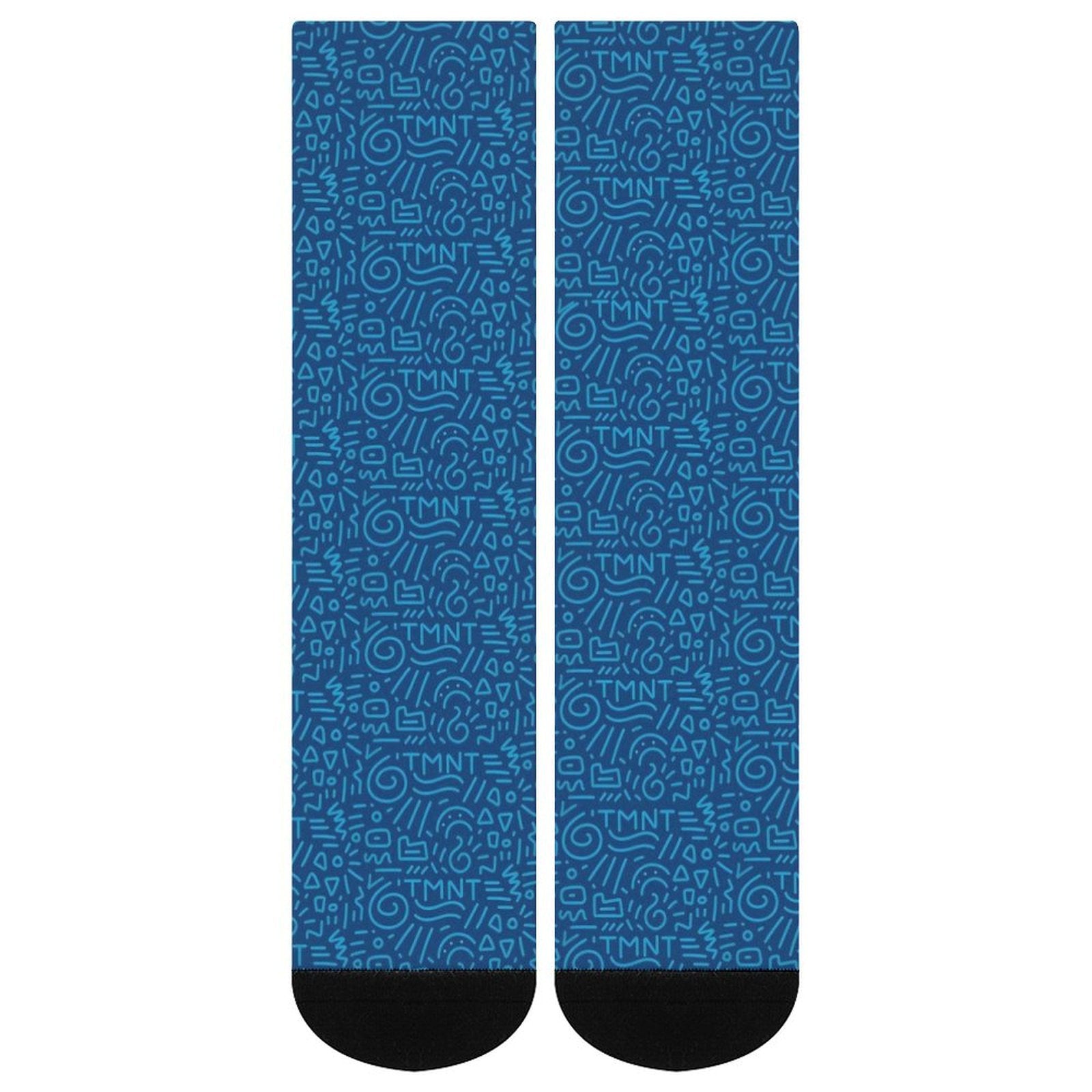 Blue Doodle Prined socks Gifts for Men Women