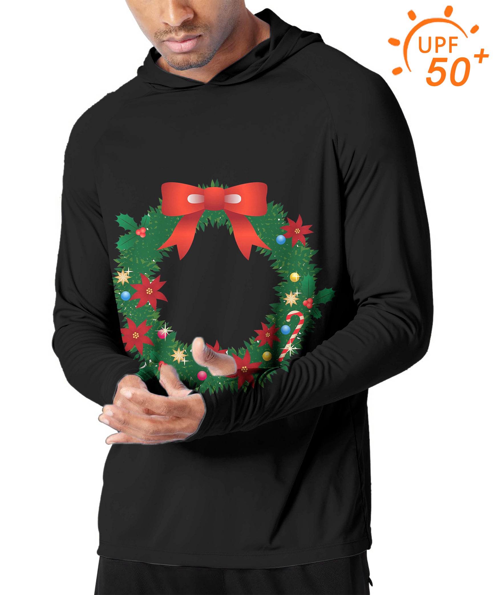 Men's Outdoor Marry Christmas Golf Sun Protection Slim Fit hoodies