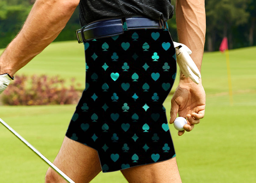 Men Suited Up Golf Shorts