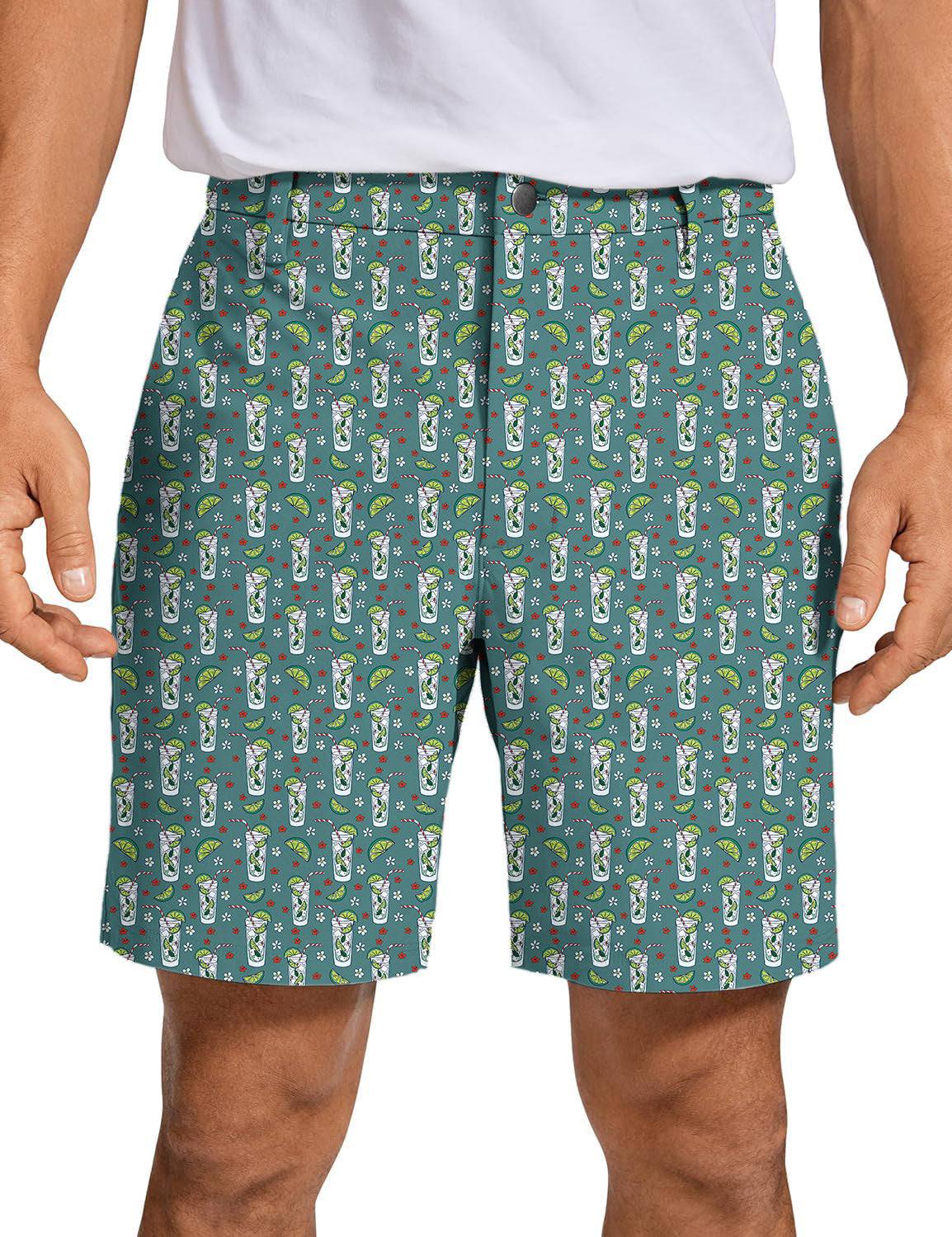Men's Lemon water Golf Shorts