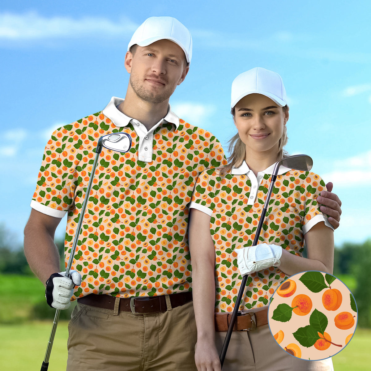 Couple Purple eggplant set Golf Championship Trophy tournament